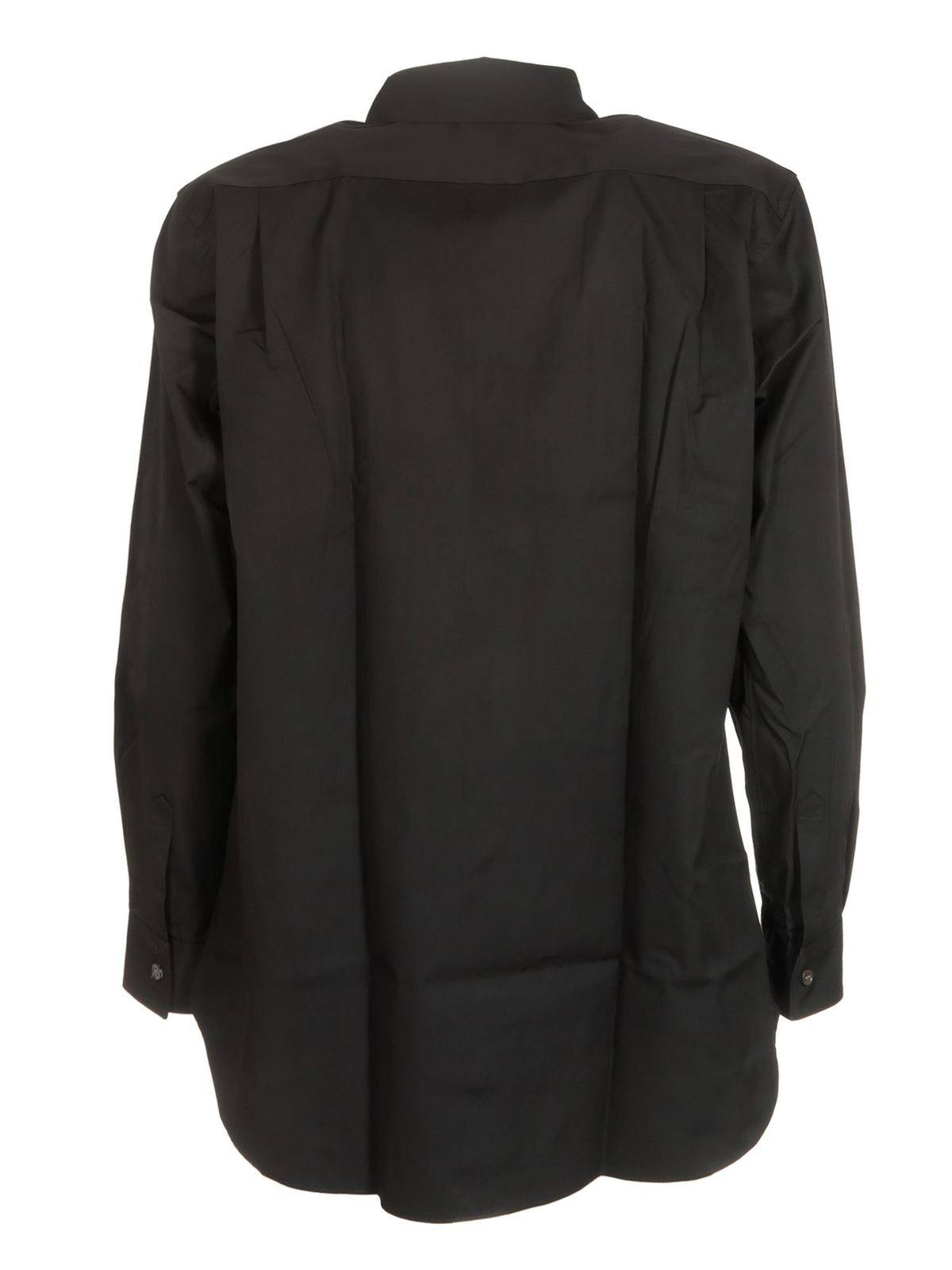 Chest pockets shirt in black FGB0731 (Comme Des Garçons SHIRT / シャツ・ブラウス ) | Comme Des Garçons SHIRT (コムデギャルソン シャツ)(1)
