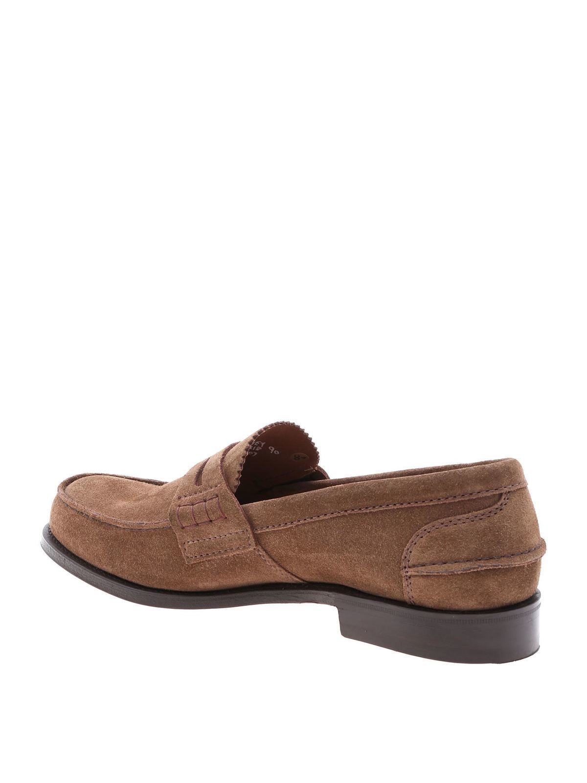 Pembrey loafers in brown suede EDB0039VEF0ADV (Church's / ローファー ) | Church's (チャーチ)(3)