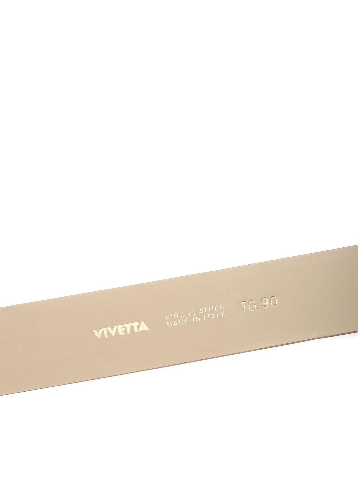 Brown belt with baroque effect buckle 19IV2S1663169792249 (VIVETTA / ベルト・サスペンダー ) | VIVETTA (ヴィヴェッタ)(2)