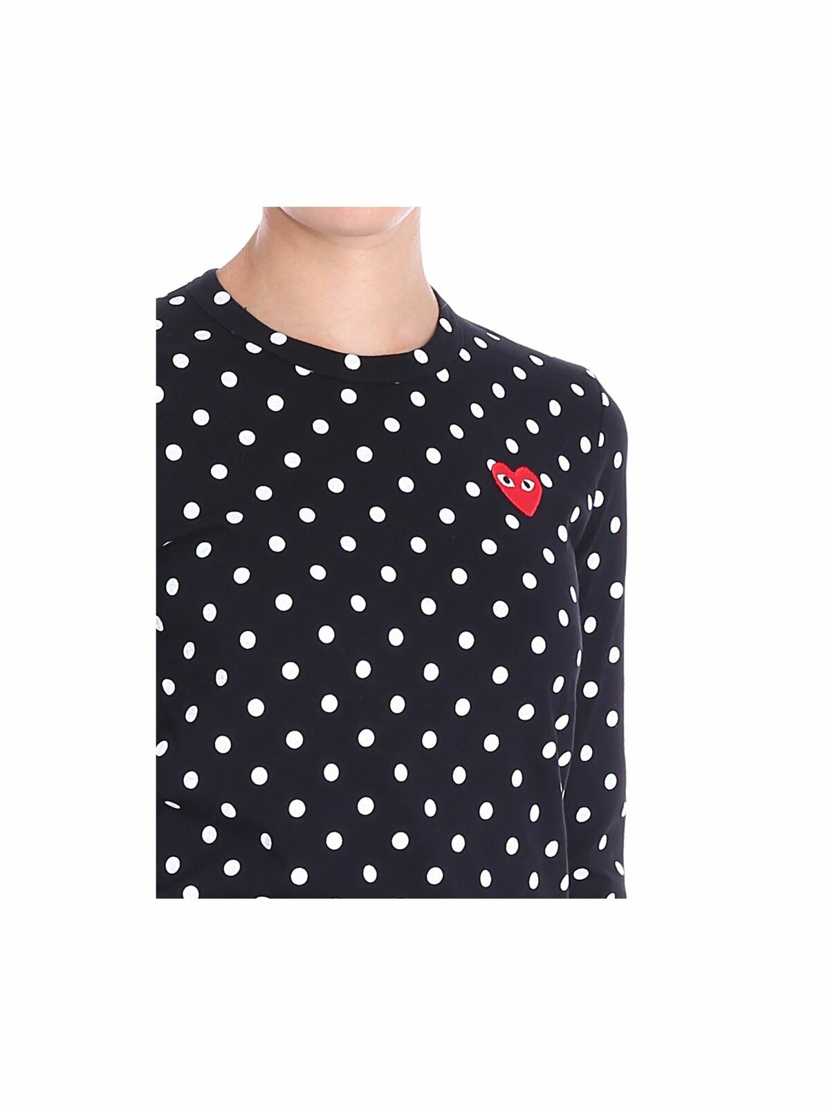 Black Red Heart dot T-shirt AZT1650511 (PLAY Comme Des Garçons / Tシャツ・カットソー ) | PLAY Comme Des Garçons (プレイ コムデギャルソン)(3)