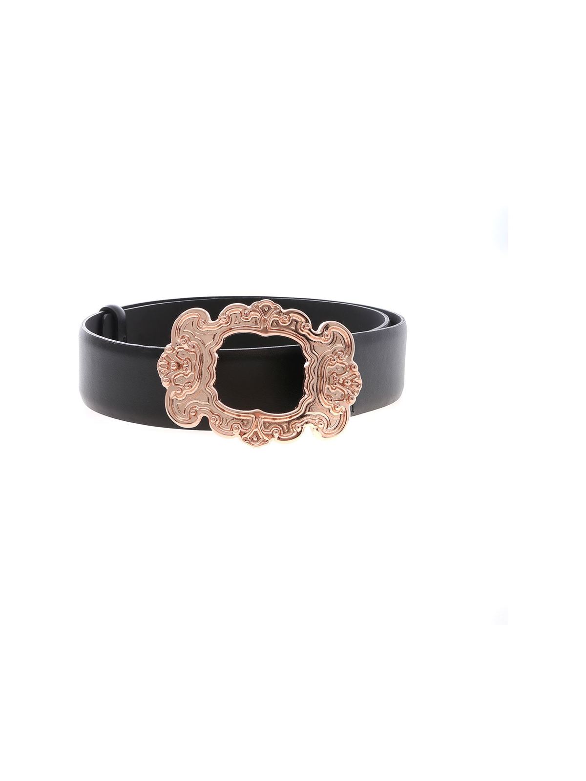 Black belt with baroque effect buckle 19IV2S1663169799000 (VIVETTA / ベルト・サスペンダー ) | VIVETTA (ヴィヴェッタ)