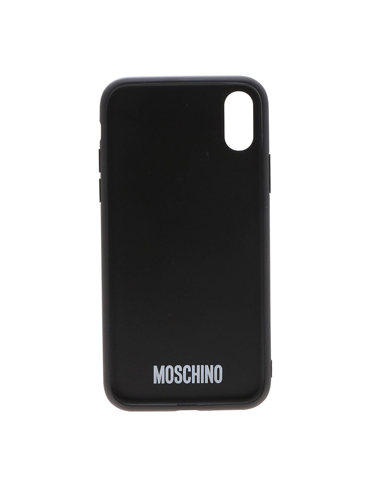 Roman Teddy Bear cover in black 793083012555 (MOSCHINO / テックアイテム ) | MOSCHINO (モスキーノ)(1)