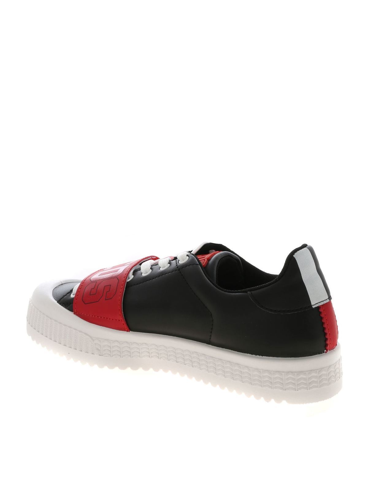 Sneakers in black with red logo detail FW20M01010002 (GCDS / スニーカー ) | GCDS (ジーシーディーエス)(3)