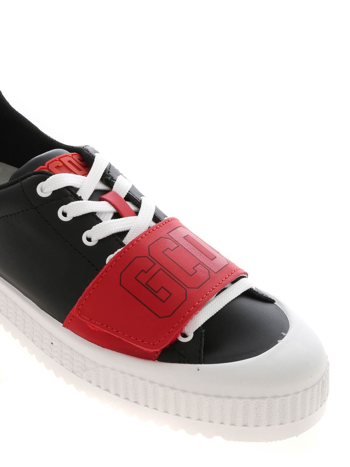 Sneakers in black with red logo detail FW20M01010002 (GCDS / スニーカー ) | GCDS (ジーシーディーエス)(4)