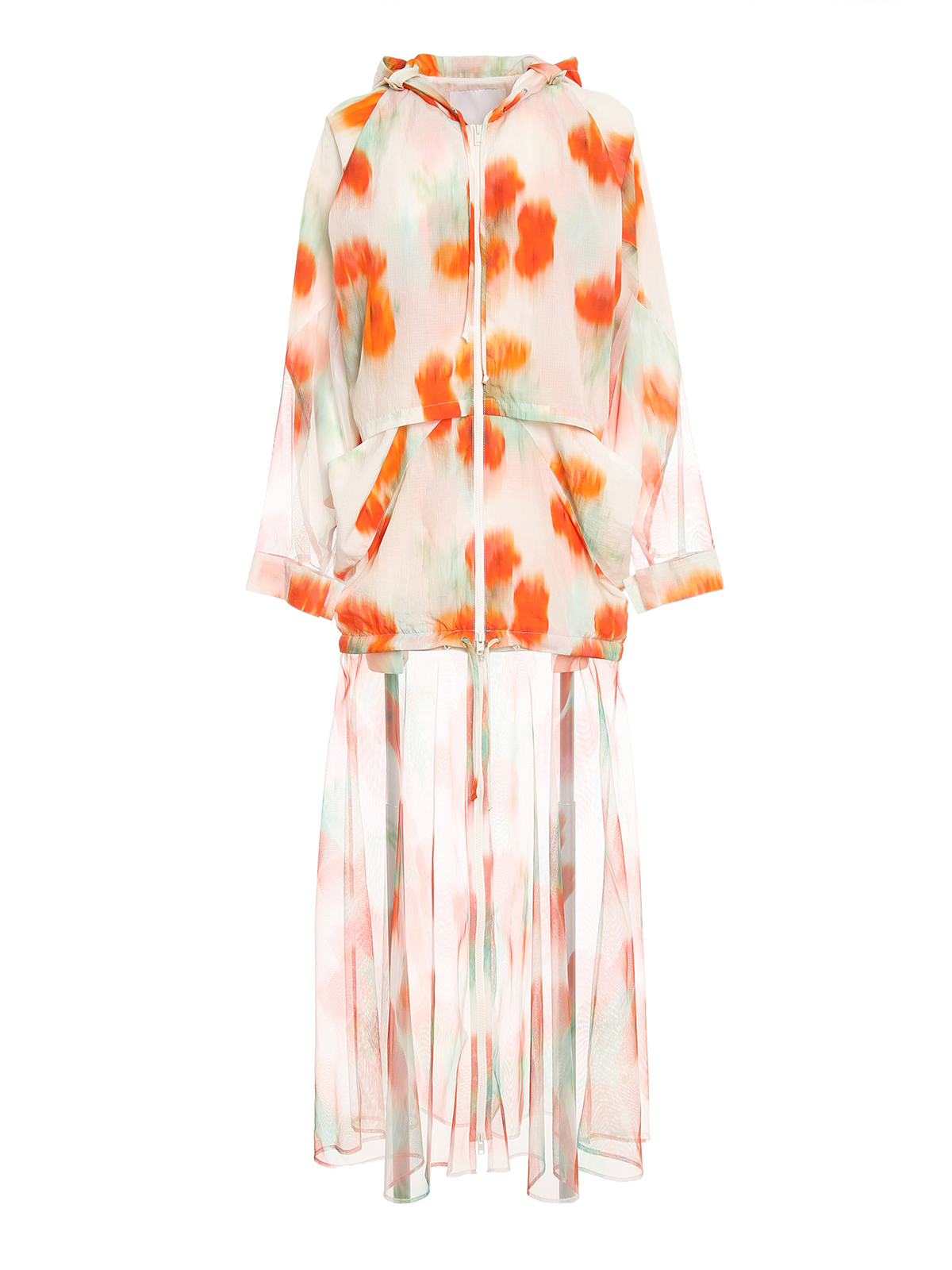 Tulip printed long windbreaker FB52WOU219G319 (KENZO / カジュアルジャケット ) | KENZO (ケンゾー)