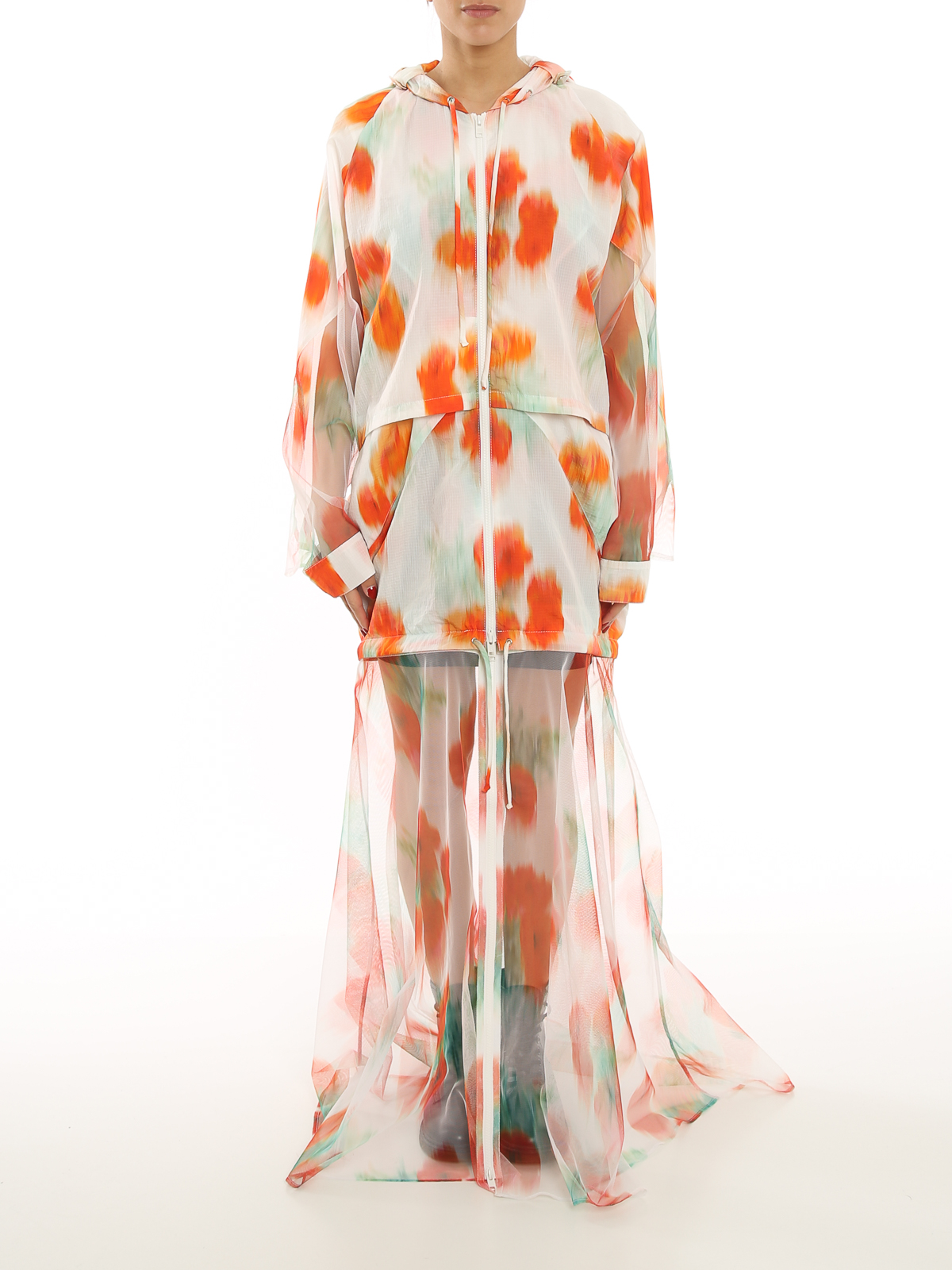 Tulip printed long windbreaker FB52WOU219G319 (KENZO / カジュアルジャケット ) | KENZO (ケンゾー)(2)