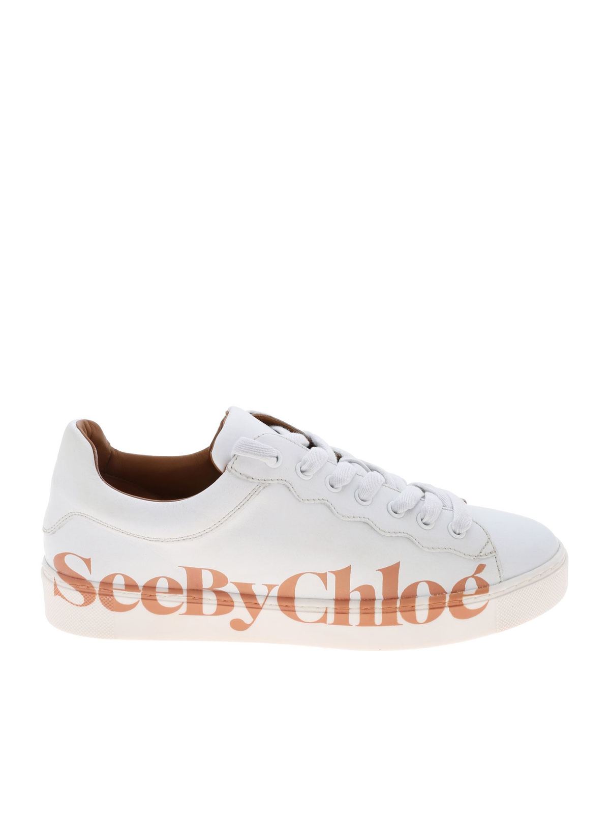 Benares sneakers in white SB33125A101 (See By Chloé / スニーカー ) | See By Chloé (シーバイクロエ)