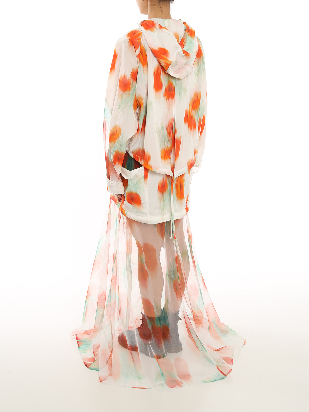 Tulip printed long windbreaker FB52WOU219G319 (KENZO / カジュアルジャケット ) | KENZO (ケンゾー)(3)