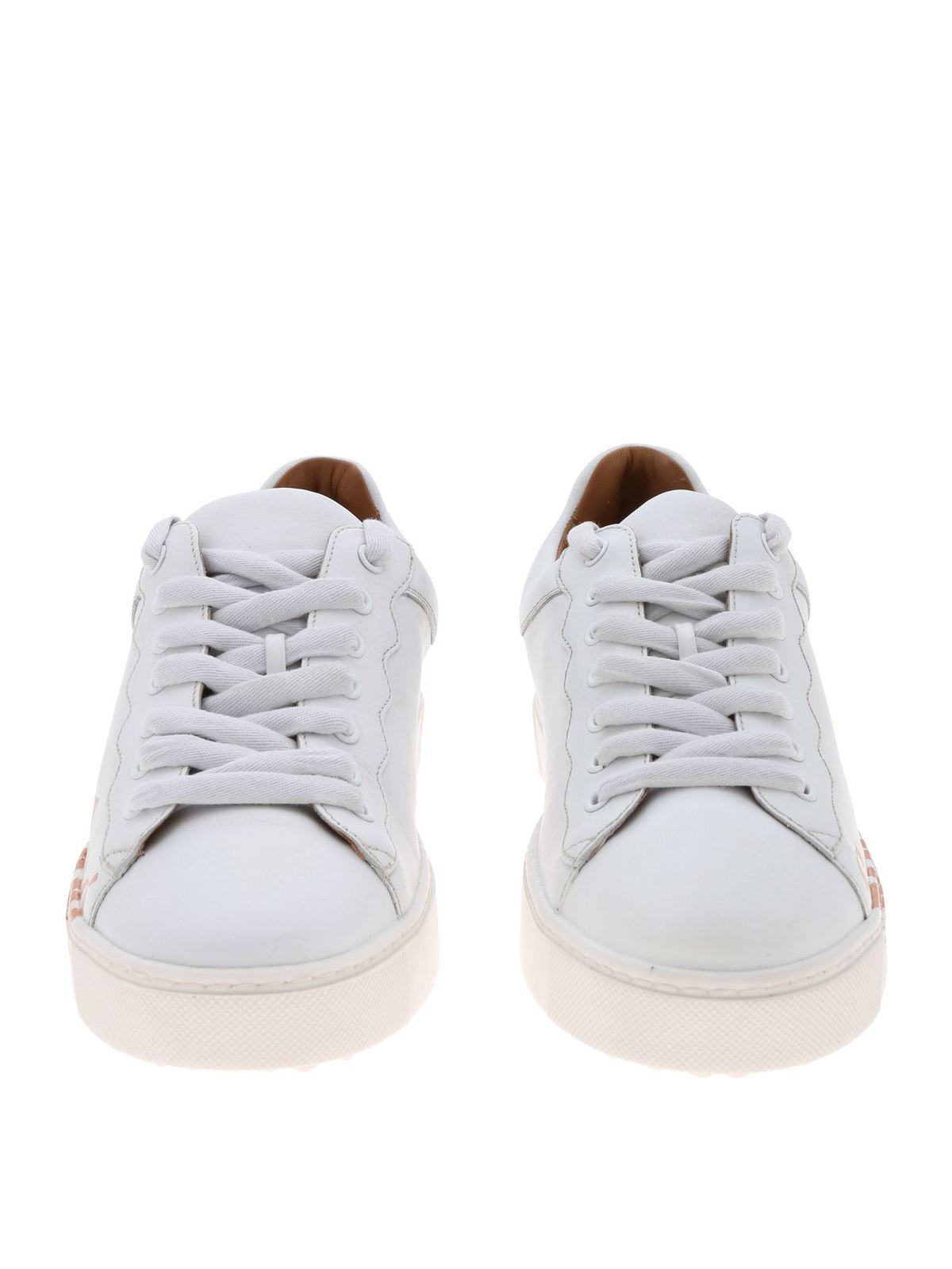Benares sneakers in white SB33125A101 (See By Chloé / スニーカー ) | See By Chloé (シーバイクロエ)(2)