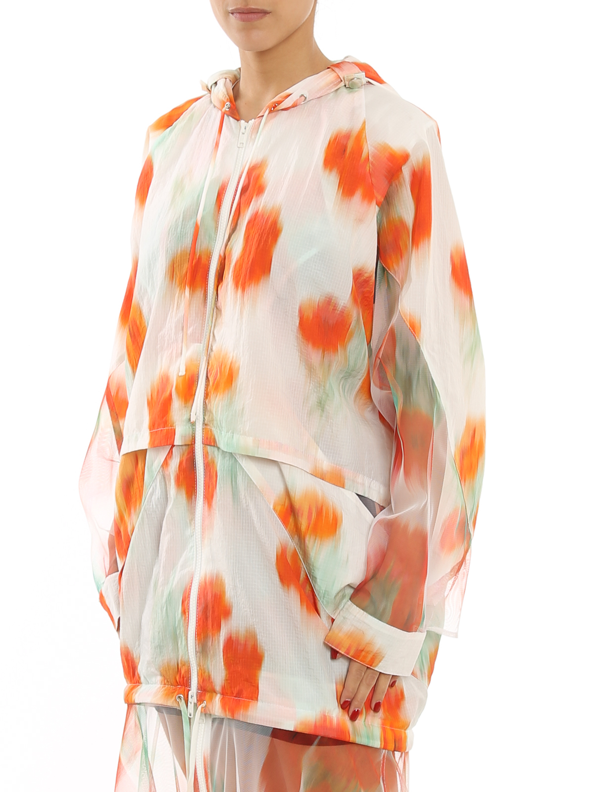 Tulip printed long windbreaker FB52WOU219G319 (KENZO / カジュアルジャケット ) | KENZO (ケンゾー)(4)