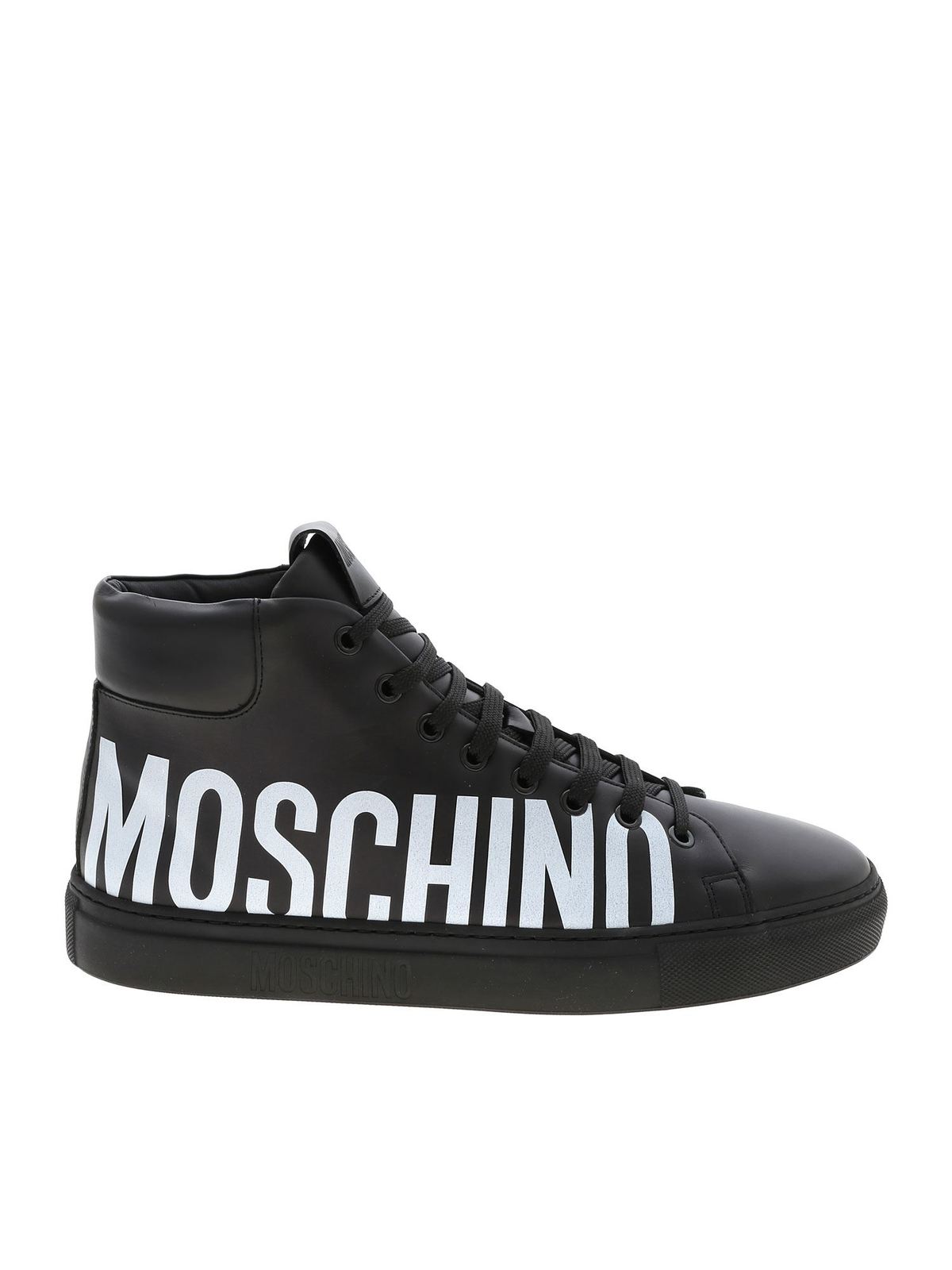 Logo print leather sneakers MB15052G08GA0000 (MOSCHINO / スニーカー ) | MOSCHINO (モスキーノ)