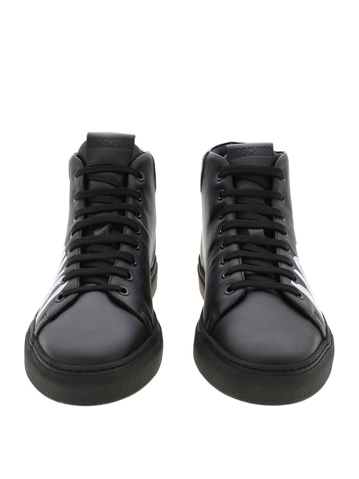 Logo print leather sneakers MB15052G08GA0000 (MOSCHINO / スニーカー ) | MOSCHINO (モスキーノ)(2)