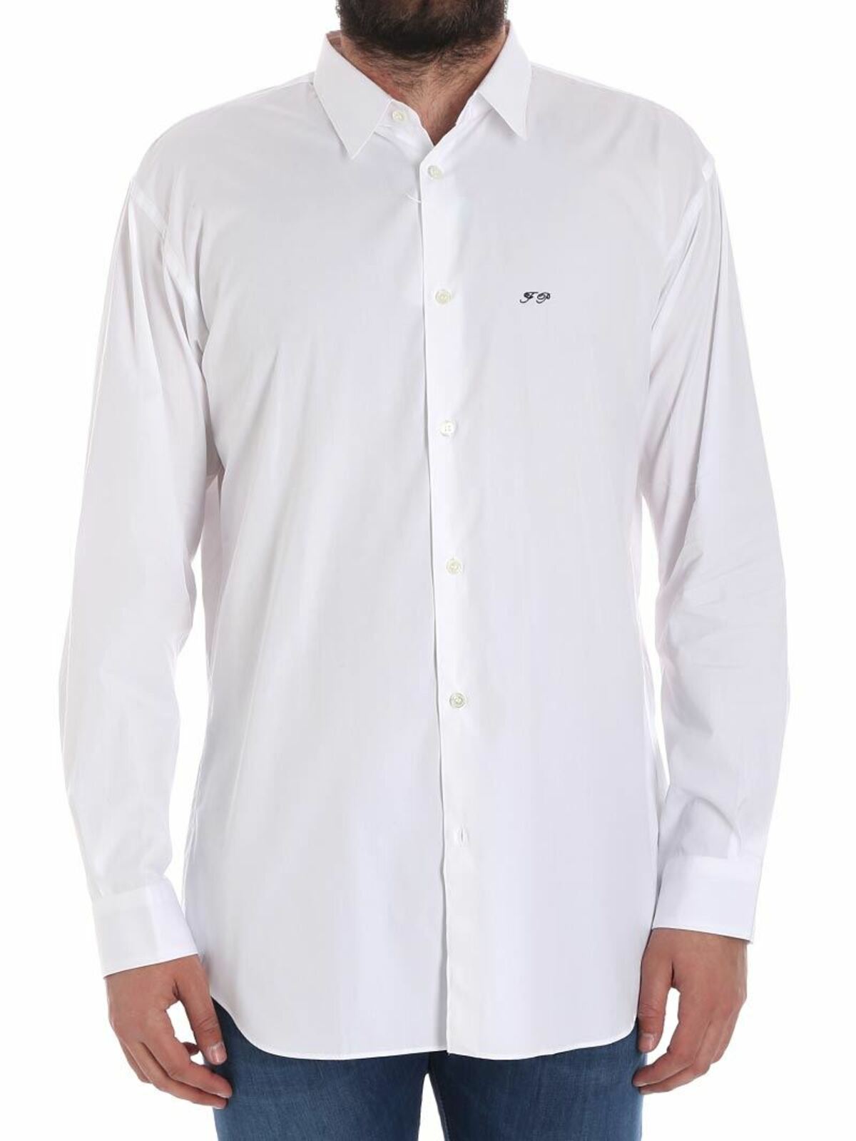 White cotton shirt CDGS2EPA3 (Comme Des Garçons SHIRT / シャツ・ブラウス ) | Comme Des Garçons SHIRT (コムデギャルソン シャツ)