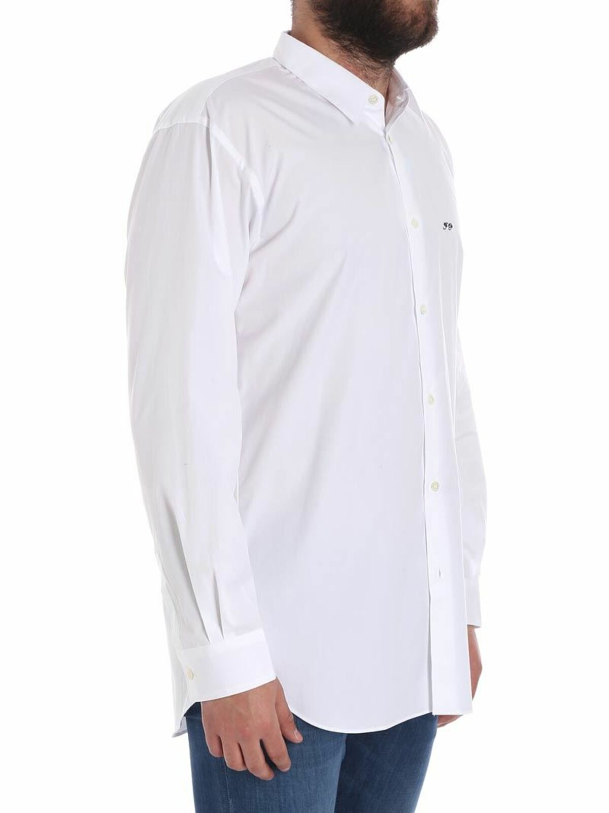 White cotton shirt CDGS2EPA3 (Comme Des Garçons SHIRT / シャツ・ブラウス ) | Comme Des Garçons SHIRT (コムデギャルソン シャツ)(1)