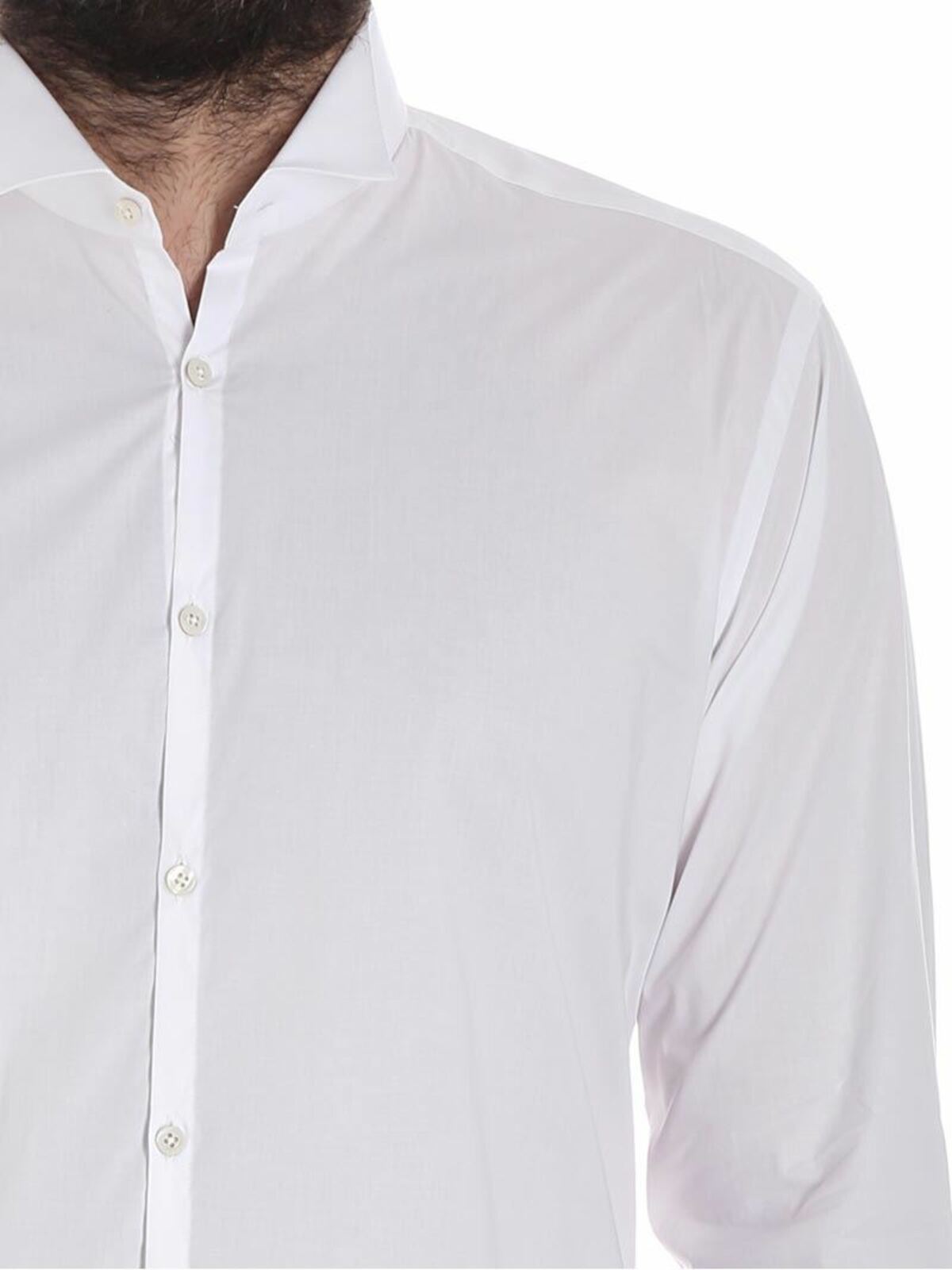 White cotton shirt 60600668169910 (KARL LAGERFELD / シャツ・ブラウス ) | KARL LAGERFELD (カール・ラガーフェルド)(3)