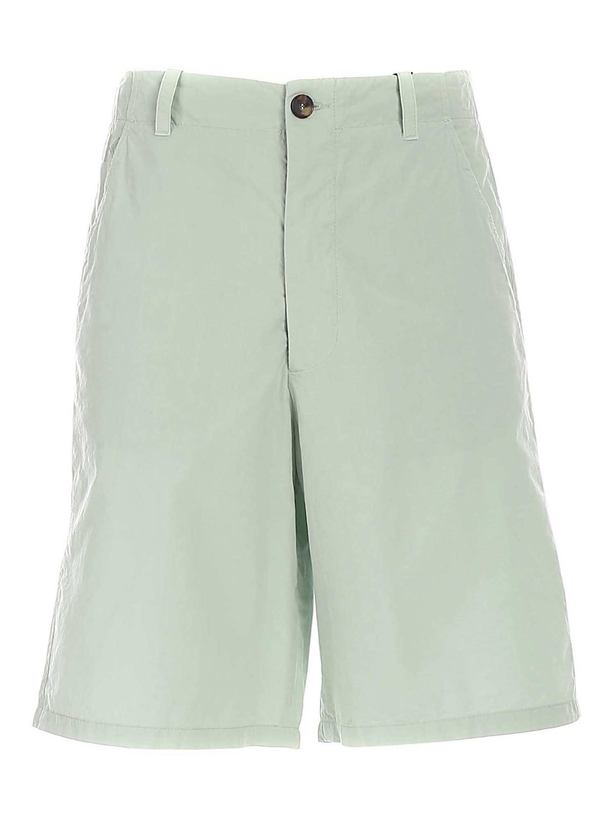 Logo embroidery bermuda shorts in light green FB55SH2959DF61 (KENZO / ショートパンツ ) | KENZO (ケンゾー)