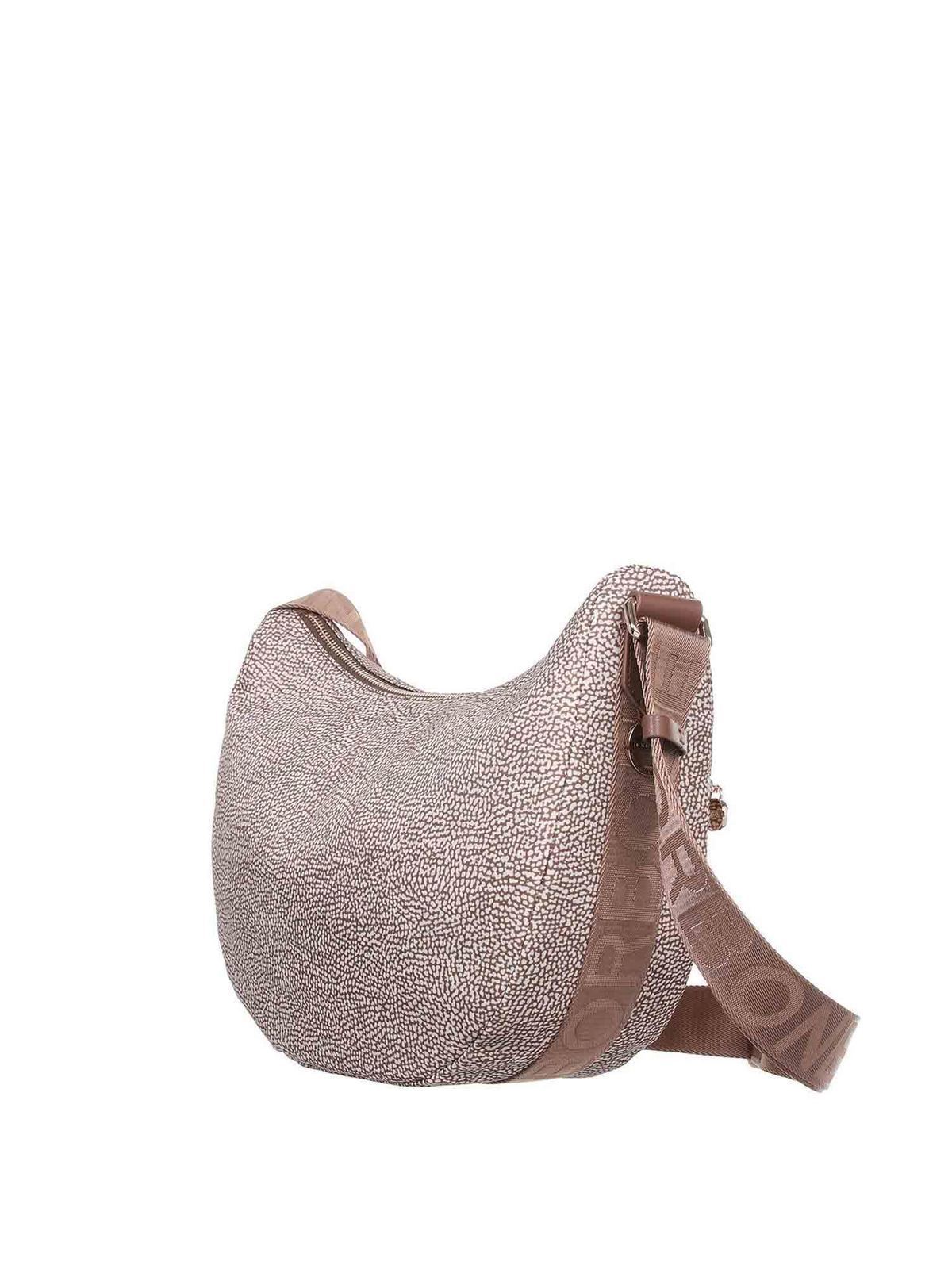Luna medium bag in brown 934108I15994 (BORBONESE / ハンドバッグ・ショルダーバッグ ) | BORBONESE (ボルボネーゼ)(1)