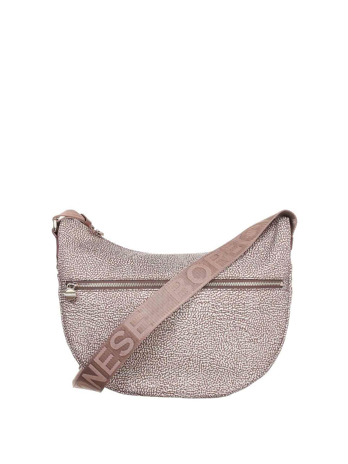 Luna medium bag in brown 934108I15994 (BORBONESE / ハンドバッグ・ショルダーバッグ ) | BORBONESE (ボルボネーゼ)(2)