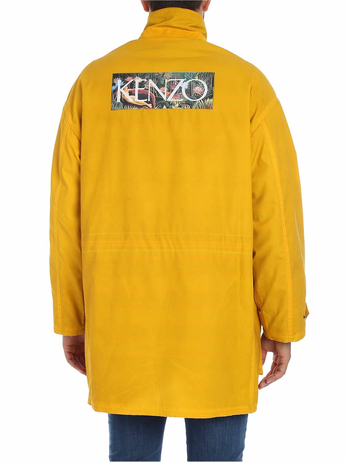 Yellow fabric coat 5OU2051MH39 (KENZO / コート・ダウン ) | KENZO (ケンゾー)(2)
