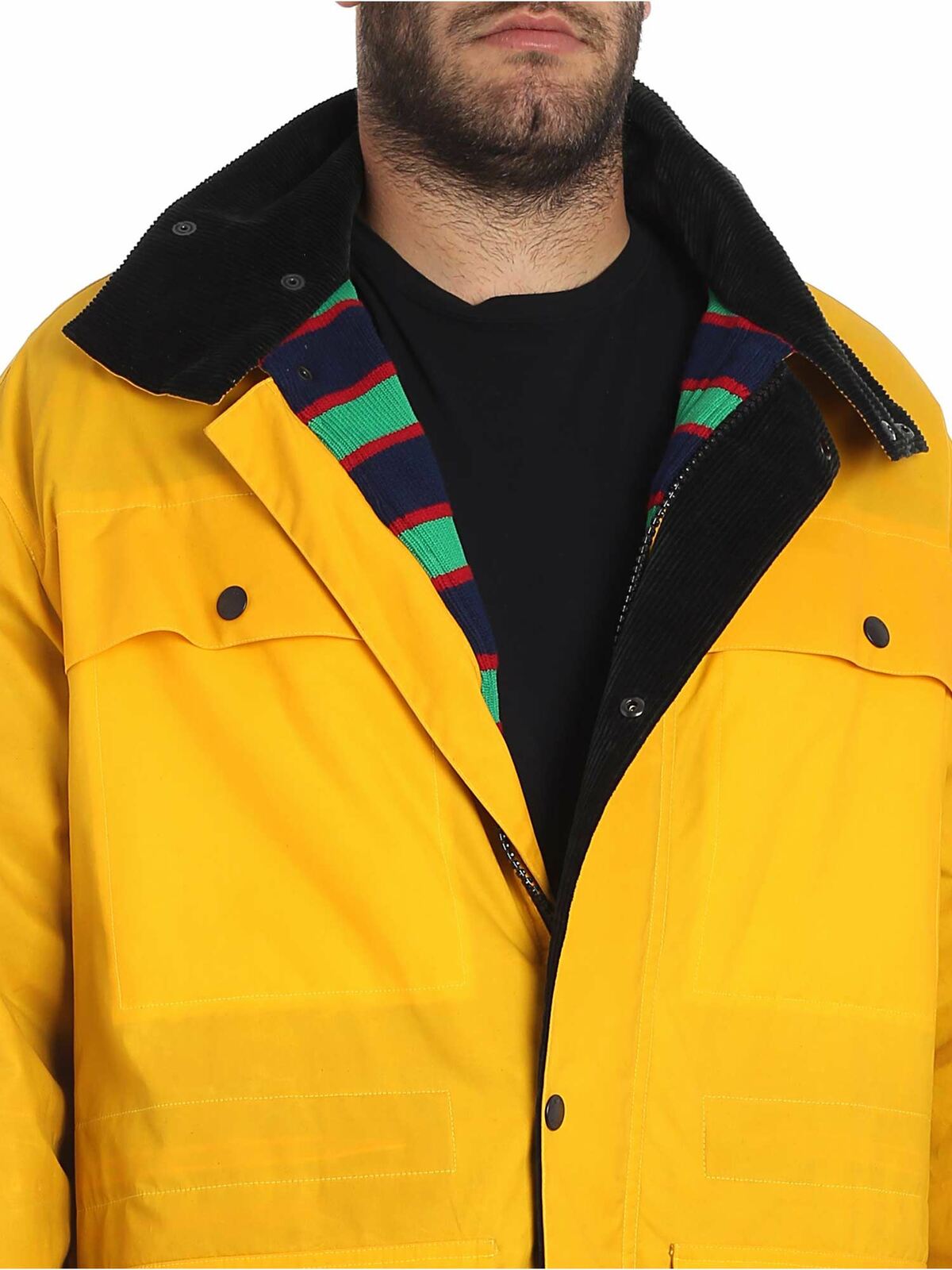 Yellow fabric coat 5OU2051MH39 (KENZO / コート・ダウン ) | KENZO (ケンゾー)(3)