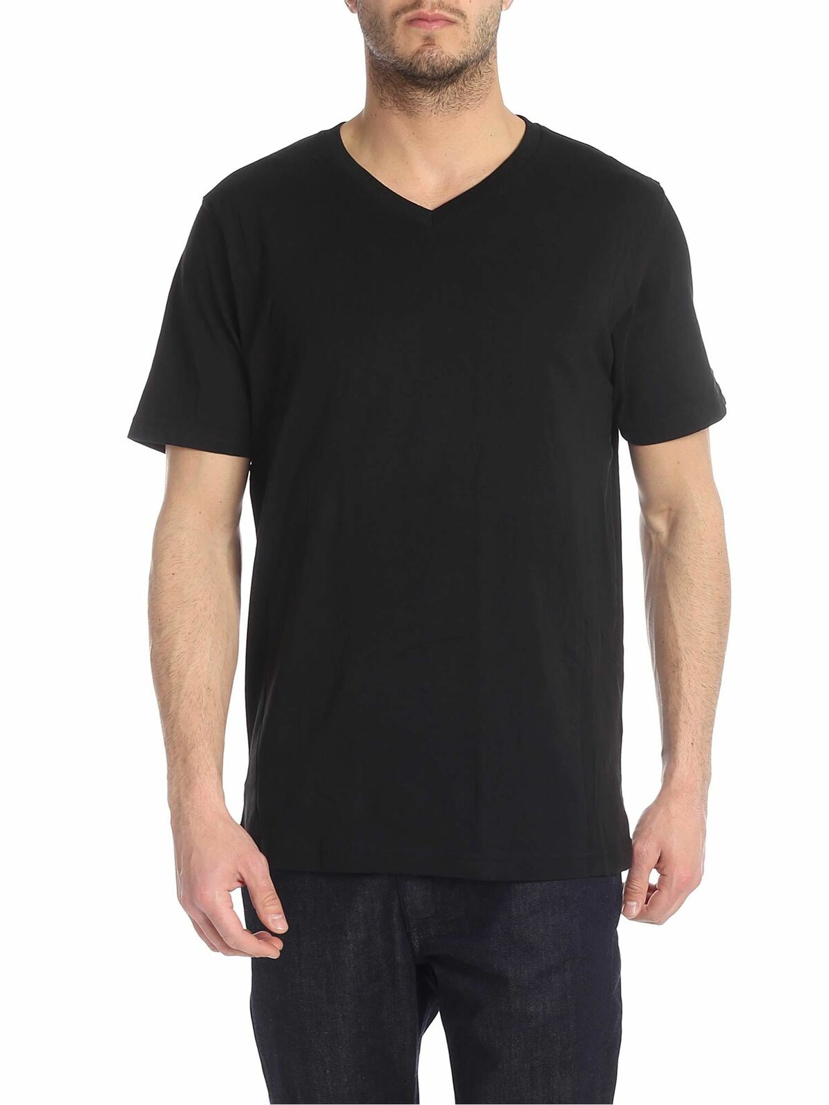 Set of 2 black T-shirts 765001500298990 (KARL LAGERFELD / Tシャツ・カットソー ) | KARL LAGERFELD (カール・ラガーフェルド)