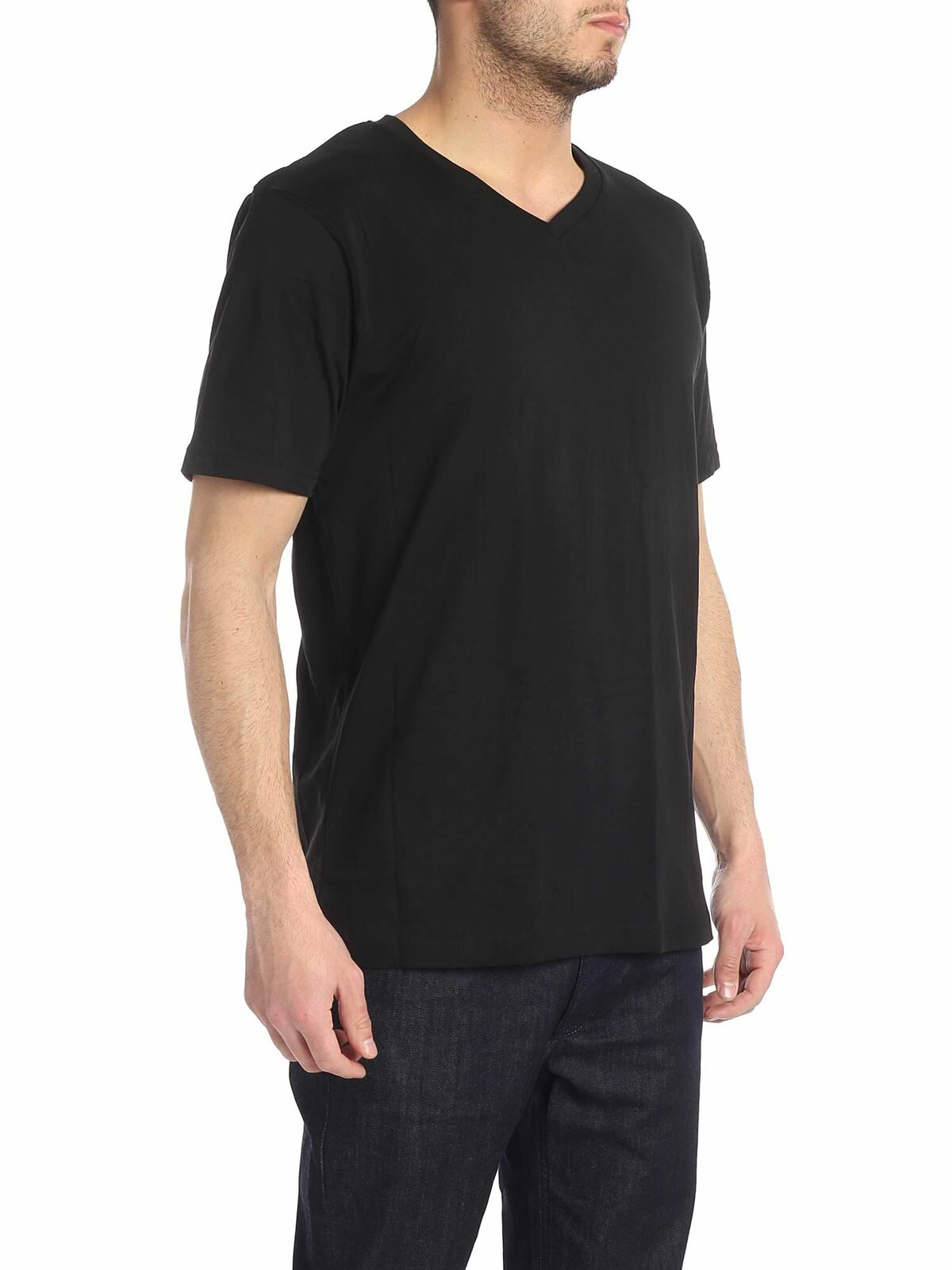 Set of 2 black T-shirts 765001500298990 (KARL LAGERFELD / Tシャツ・カットソー ) | KARL LAGERFELD (カール・ラガーフェルド)(1)