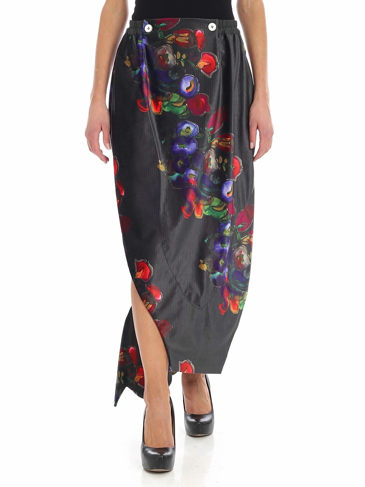 Skirt with multicolor floral print 720140036045566NNNNG (Vivienne Westwood / スカート ) | Vivienne Westwood (ヴィヴィアン・ウェストウッド)