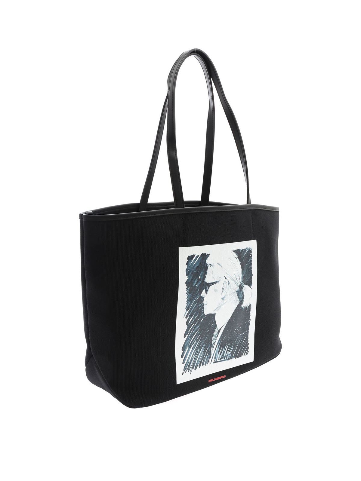 Tote Karl Legend bag 201W3122BLACK (KARL LAGERFELD / トートバッグ ) | KARL LAGERFELD (カール・ラガーフェルド)(1)