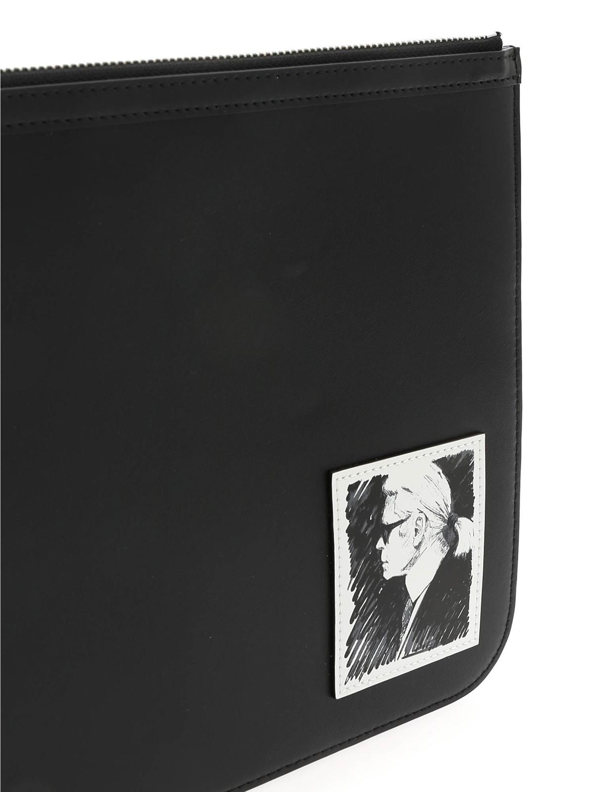 Karl Legend clutch bag 200W3205BLACK (KARL LAGERFELD / クラッチバッグ・ポーチ ) | KARL LAGERFELD (カール・ラガーフェルド)(3)