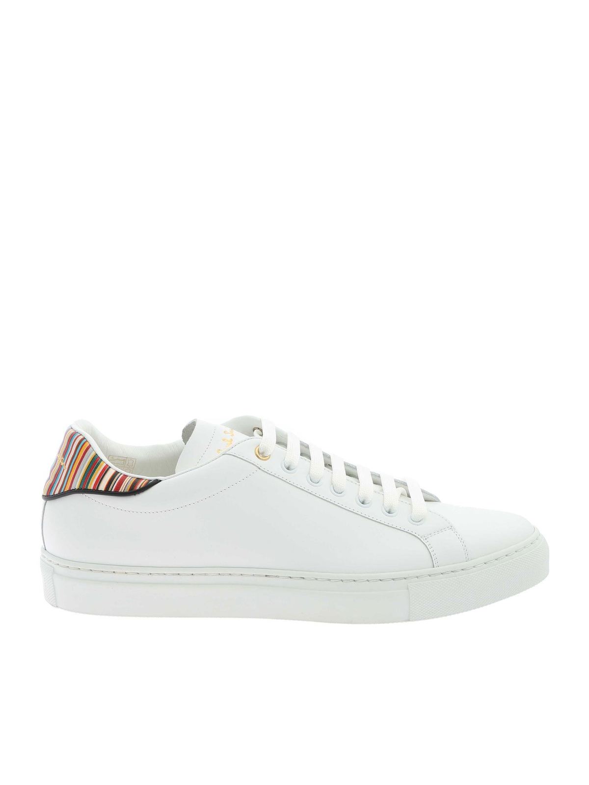 Contrasting details sneakers in white M1SBCK03FLEA01 (Paul Smith / スニーカー ) | Paul Smith (ポール・スミス)