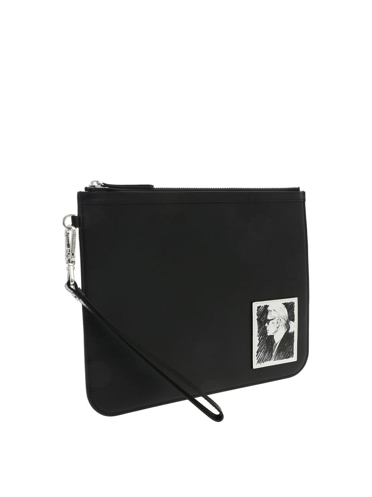 Karl Legend clutch bag in black 200W3206BLACK (KARL LAGERFELD / クラッチバッグ・ポーチ ) | KARL LAGERFELD (カール・ラガーフェルド)(2)
