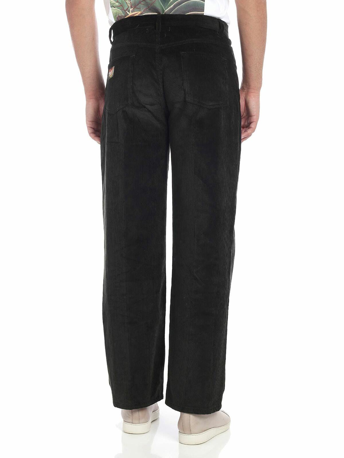 Green corduroy 5-pocket trousers 5PA3121MF53 (KENZO / パンツ ) | KENZO (ケンゾー)(2)