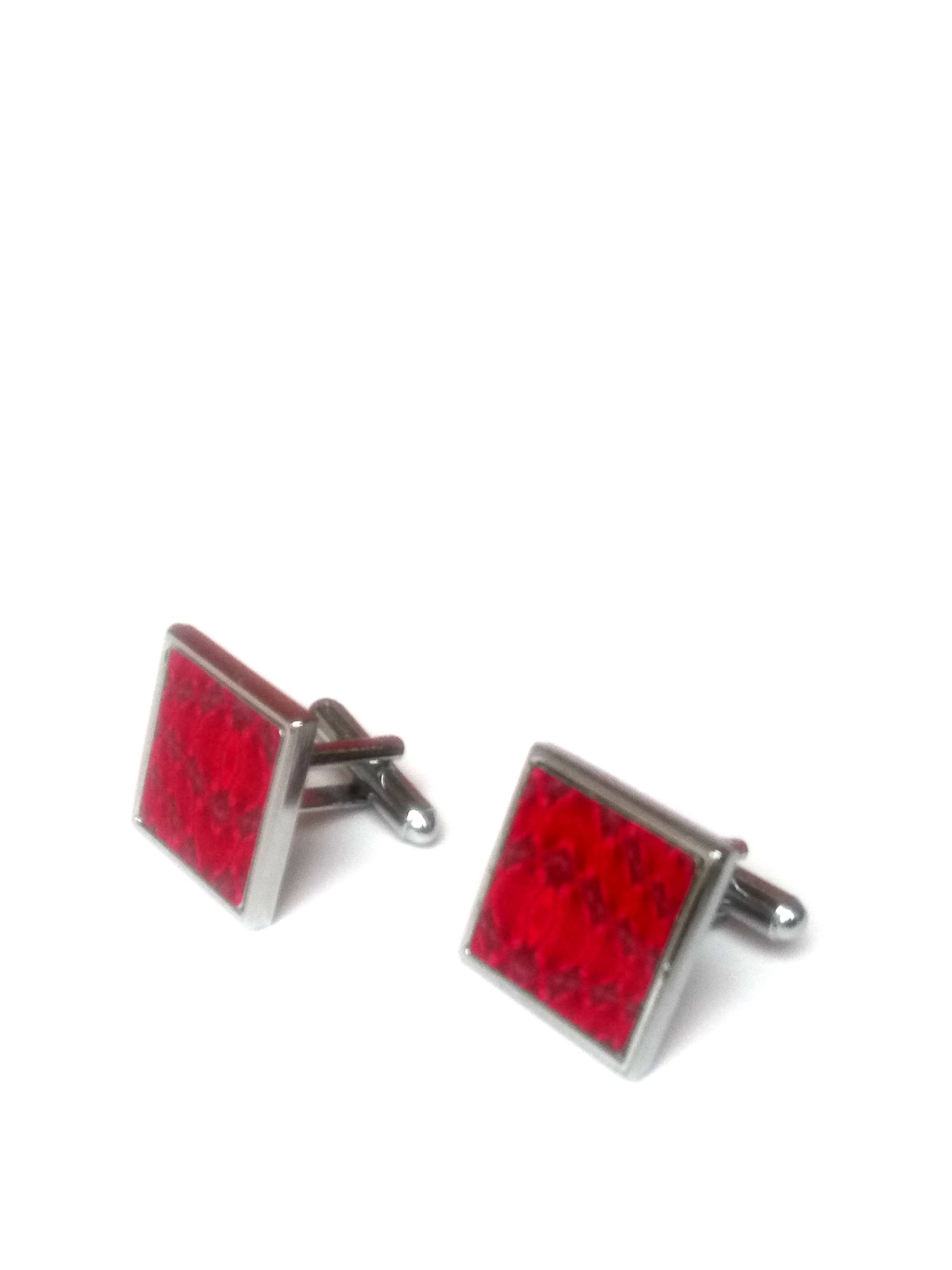 Lava squared cufflinks CL117L1515RERE (MARIA ENRICA NARDI / カフ・ピンズ・ブローチ ) | MARIA ENRICA NARDI (マリア エンリカ ナルディ)