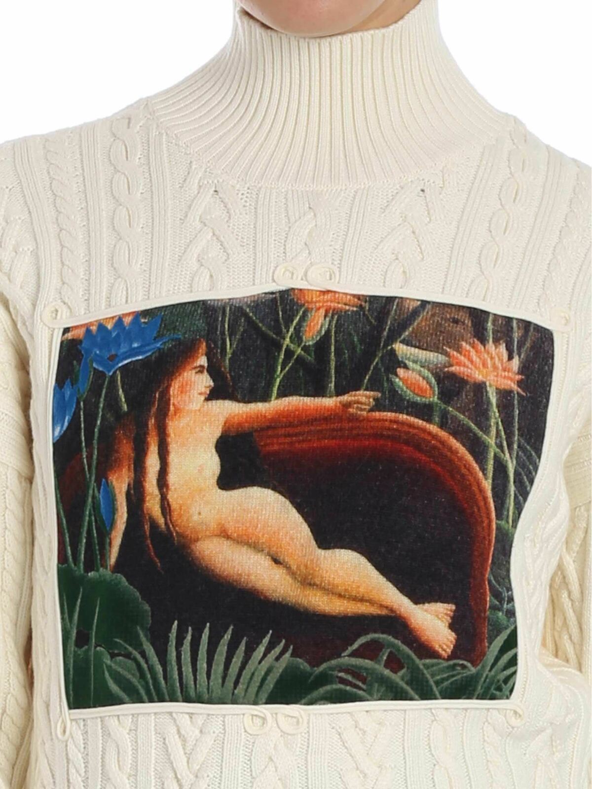Cream-color sweater Collaboration Memento 3 1TO54181103 (KENZO / ニット・セーター・カーディガン ) | KENZO (ケンゾー)(3)