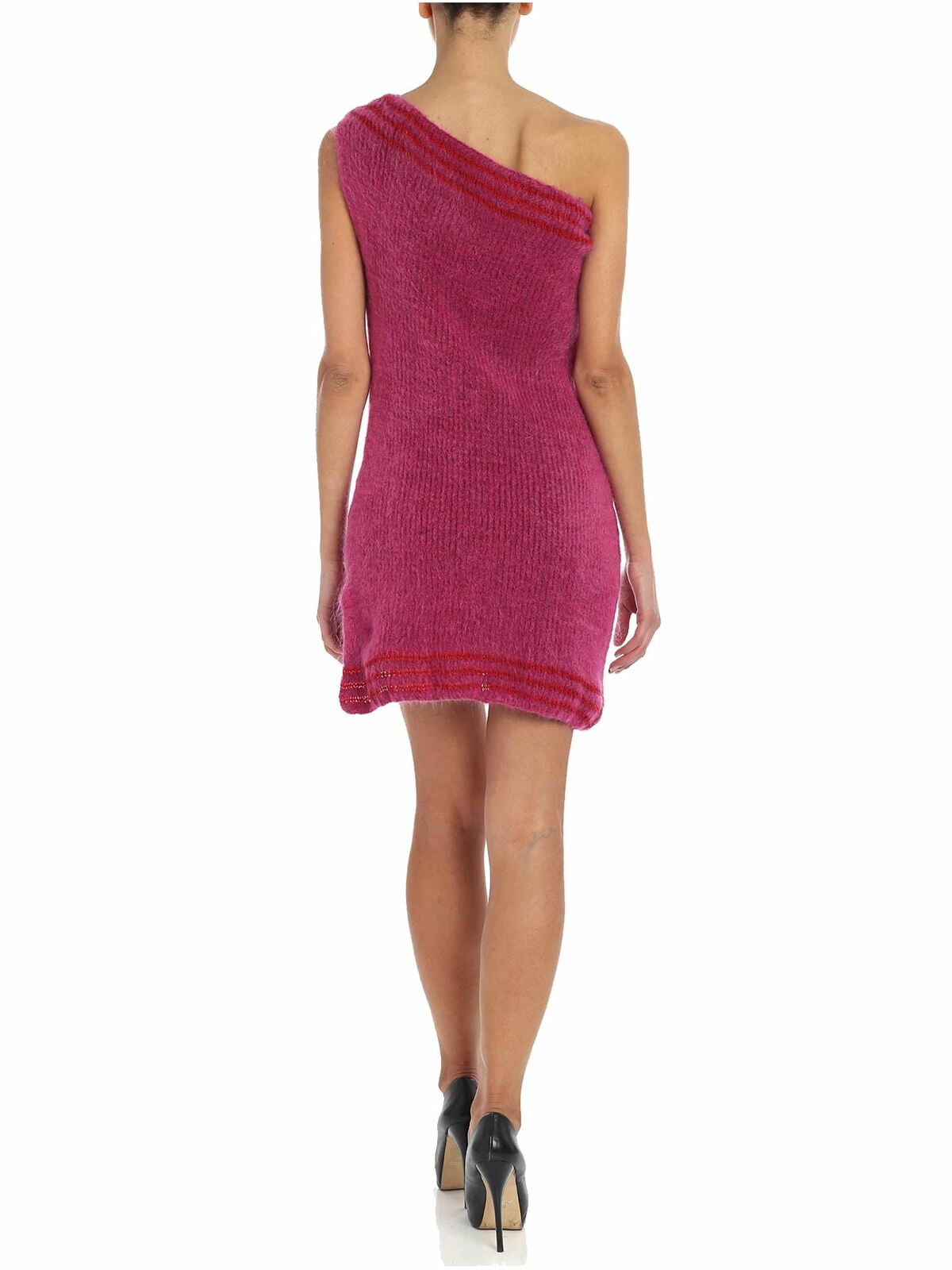 Pink worked wool one-shoulder dress 720215707542405NNNN (Vivienne Westwood / ワンピース・ドレス・オールインワン ) | Vivienne Westwood (ヴィヴィアン・ウェストウッド)(2)