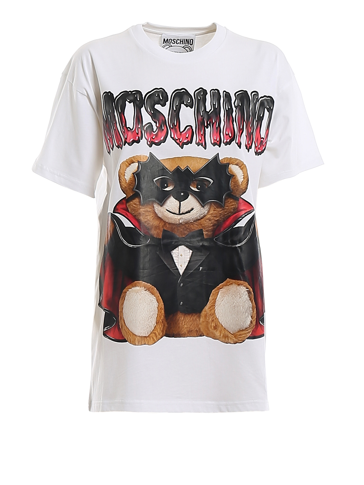 Bat Teddy printed oversized T-shirt 71105401001 (MOSCHINO / Tシャツ・カットソー ) | MOSCHINO (モスキーノ)