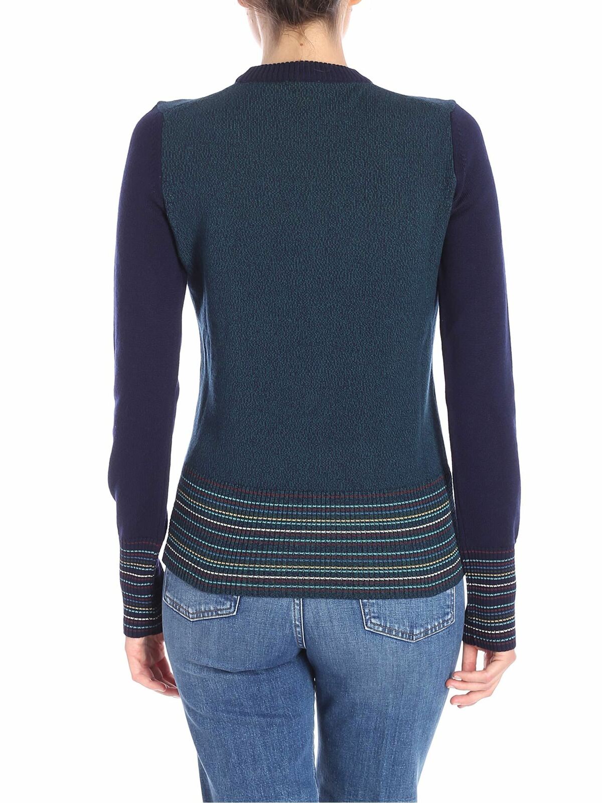 Tiger blue and green logo pullover 2TO51186076 (KENZO / ニット・セーター・カーディガン ) | KENZO (ケンゾー)(2)
