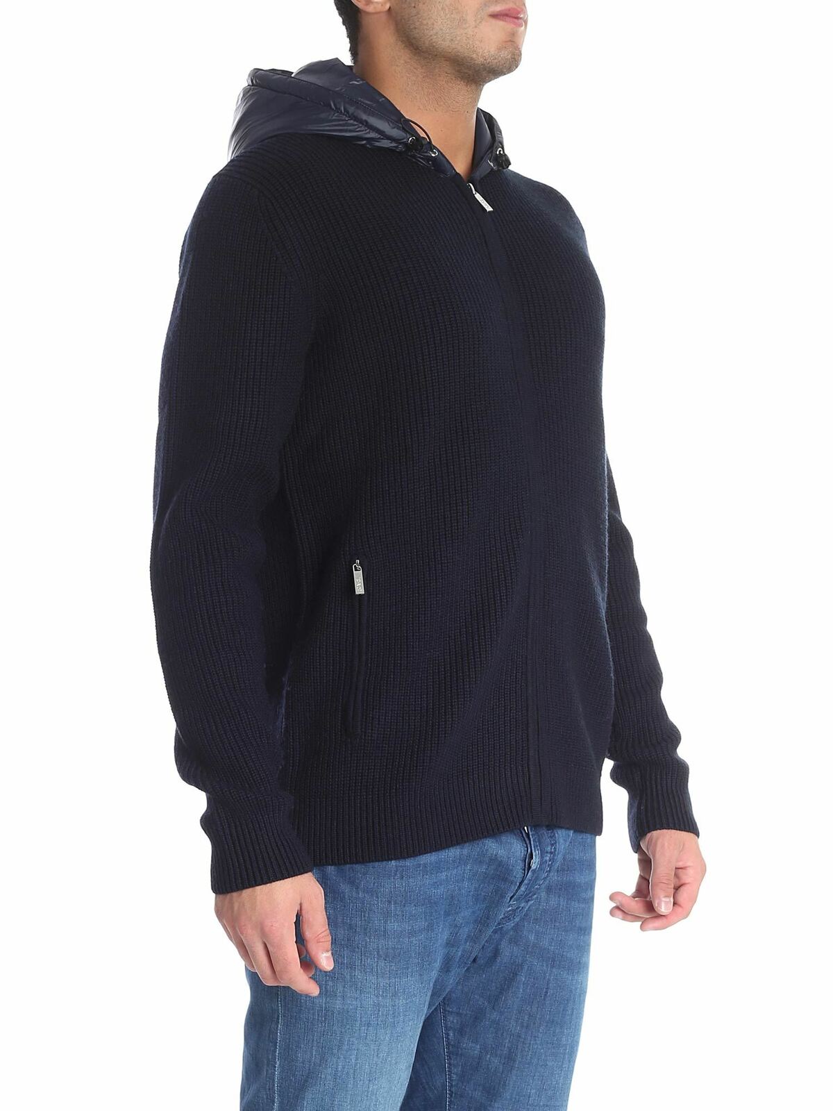 Blue pure blue merino wool cardigan 655021582399690 (KARL LAGERFELD / ニット・セーター・カーディガン ) | KARL LAGERFELD (カール・ラガーフェルド)(1)