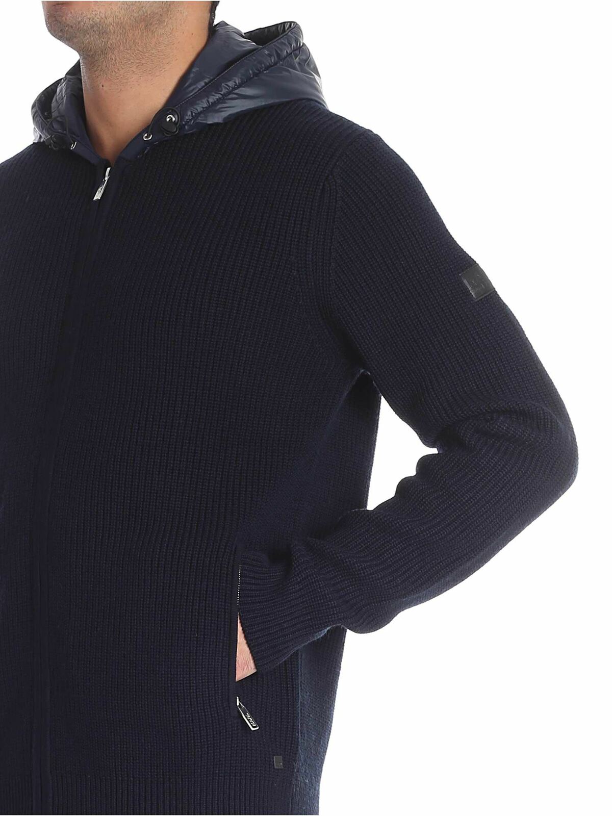 Blue pure blue merino wool cardigan 655021582399690 (KARL LAGERFELD / ニット・セーター・カーディガン ) | KARL LAGERFELD (カール・ラガーフェルド)(3)