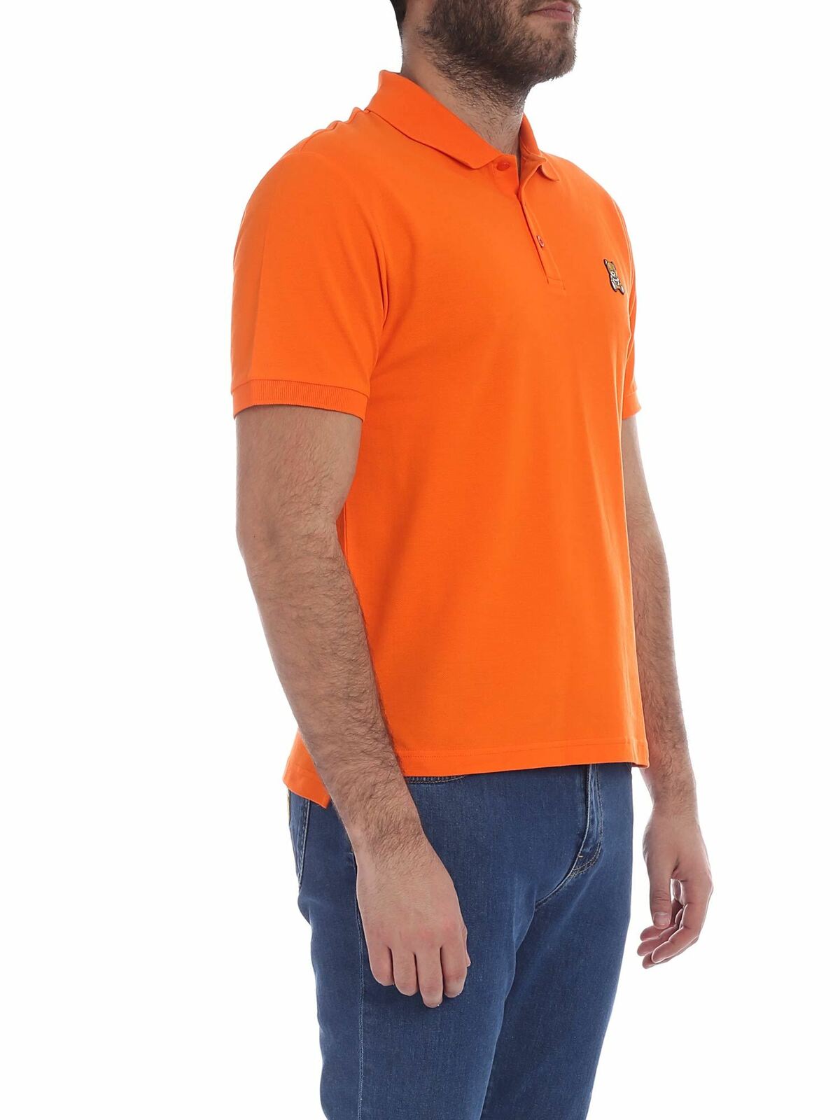 Orange polo with Moschino Teddy Bear 120302421064 (MOSCHINO / ポロシャツ ) | MOSCHINO (モスキーノ)(1)
