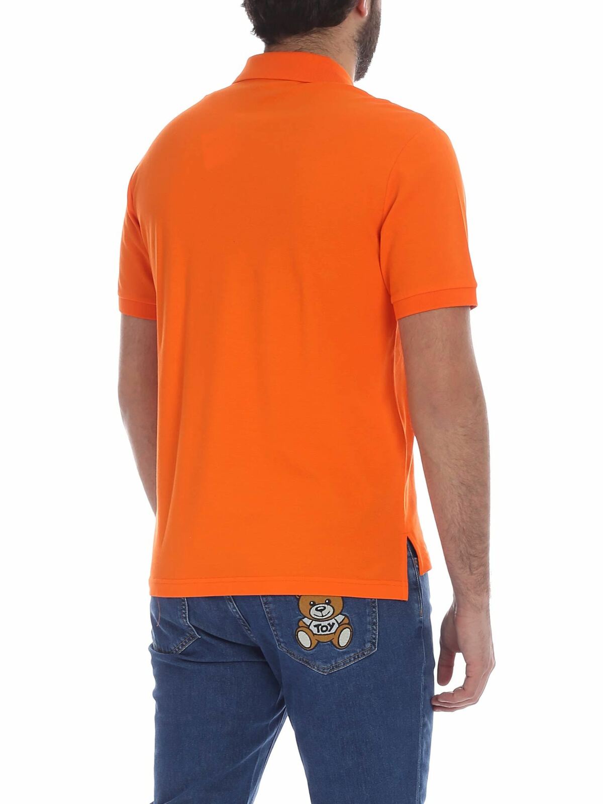 Orange polo with Moschino Teddy Bear 120302421064 (MOSCHINO / ポロシャツ ) | MOSCHINO (モスキーノ)(2)