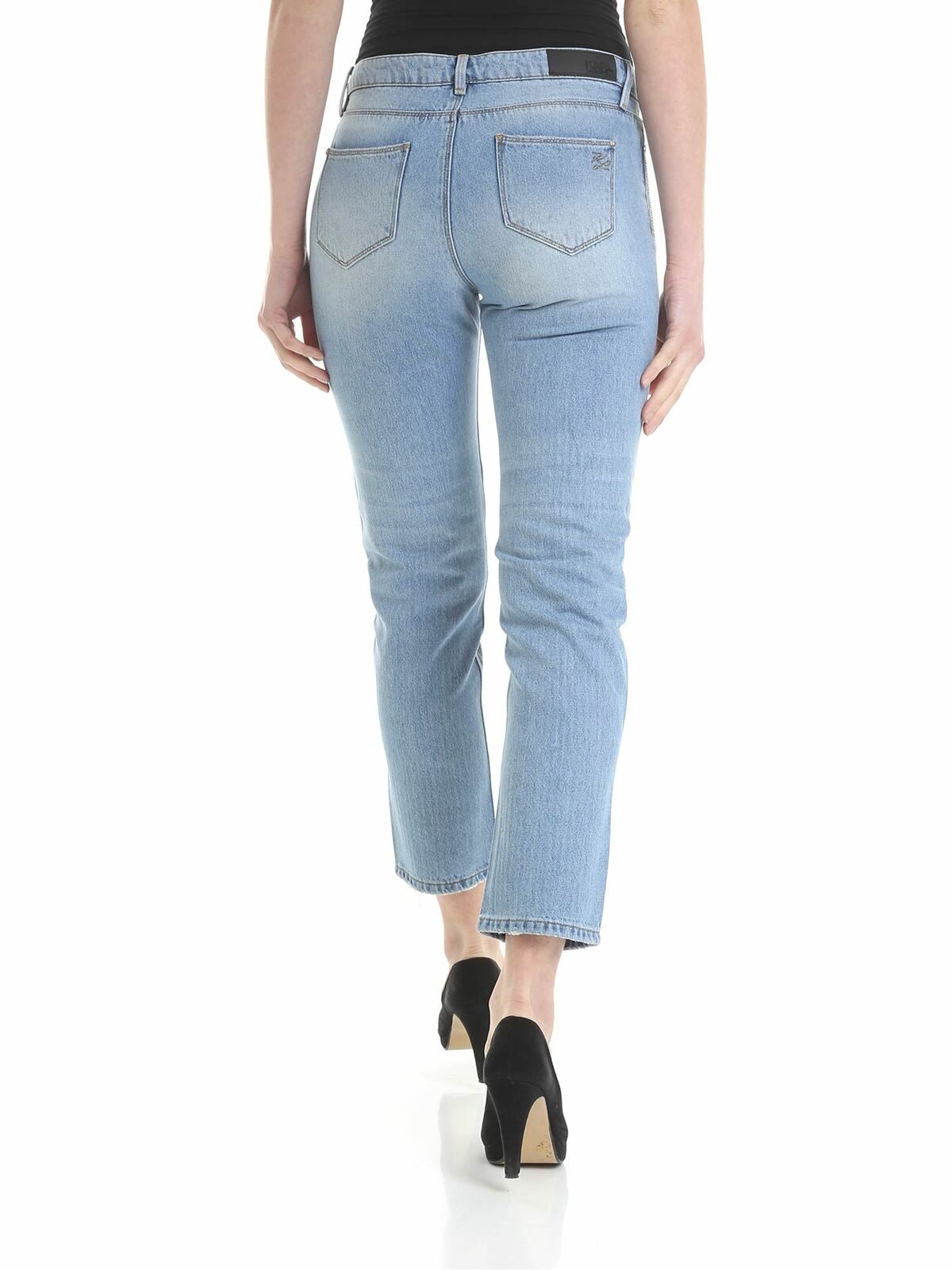Light blue Sparkle Girlfriend jeans 91KW1804D23 (KARL LAGERFELD / ジーンズ ) | KARL LAGERFELD (カール・ラガーフェルド)(2)
