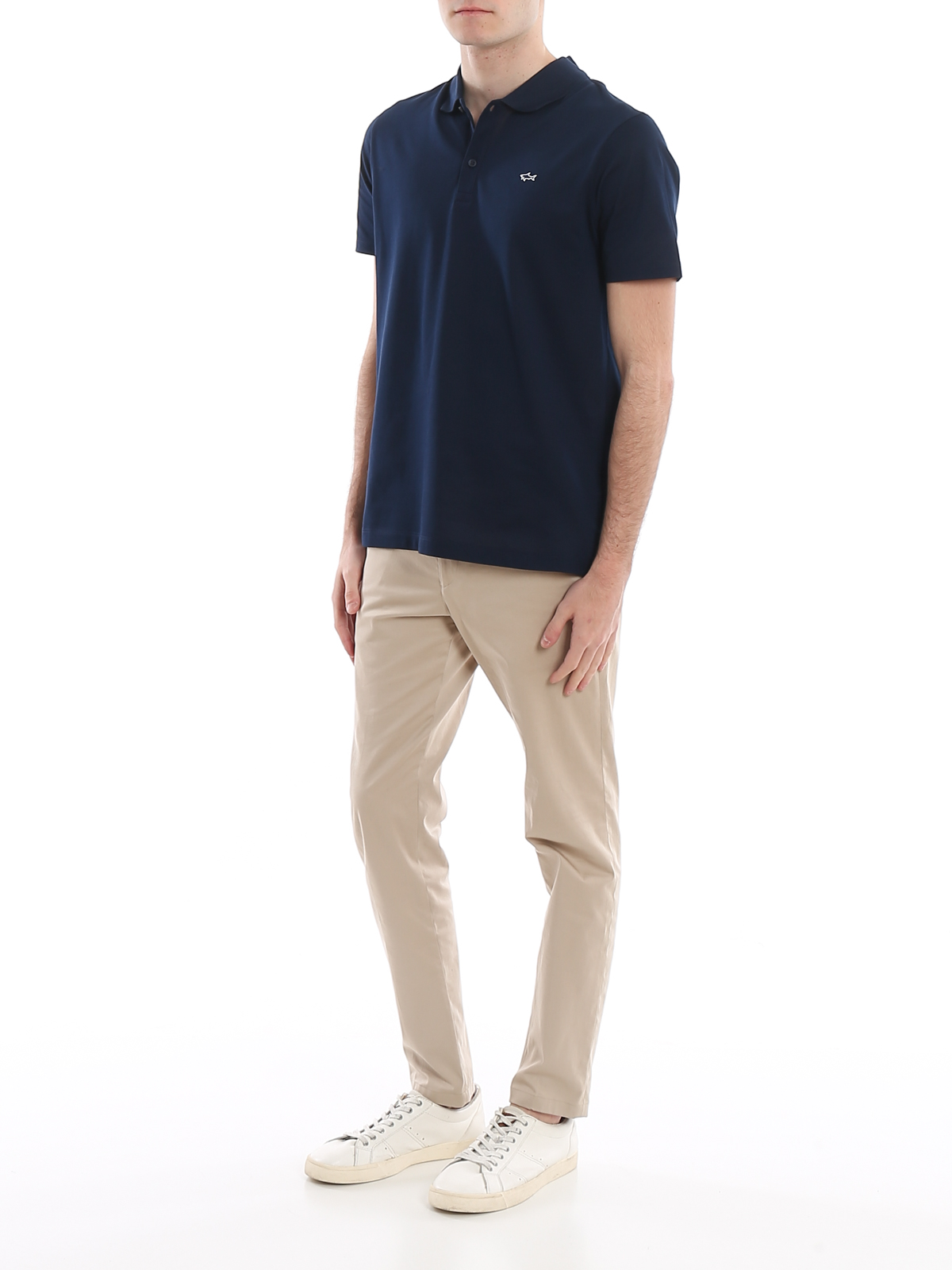 Chest shark logo piquet polo C0P1013013 (PAUL & SHARK / ポロシャツ ) | PAUL & SHARK (ポールアンドシャーク)(1)