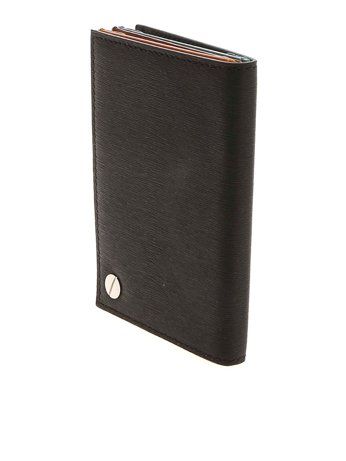 Branded card holder in black M1A6341FSTRGS78A (Paul Smith / 財布・カードケース ) | Paul Smith (ポール・スミス)(1)