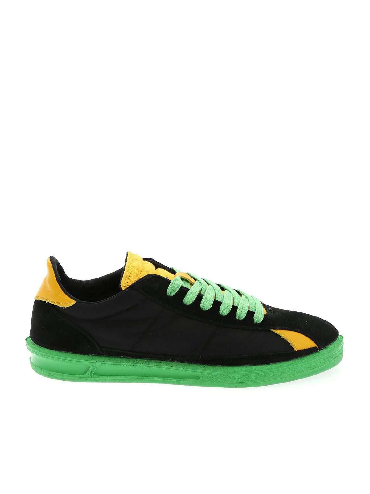 Black yellow and green sneakers S286011 (Comme Des Garçons SHIRT / スニーカー ) | Comme Des Garçons SHIRT (コムデギャルソン シャツ)