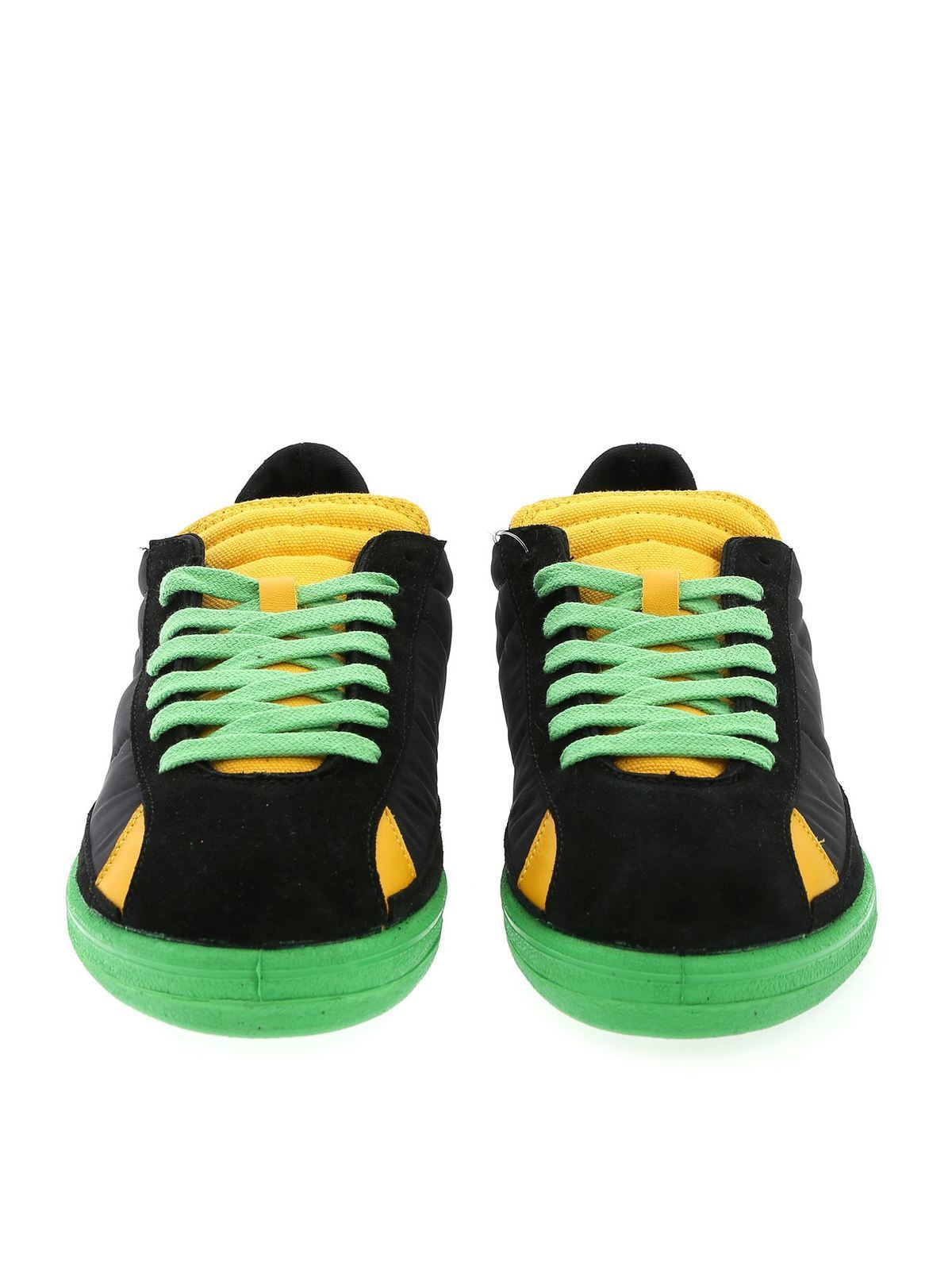 Black yellow and green sneakers S286011 (Comme Des Garçons SHIRT / スニーカー ) | Comme Des Garçons SHIRT (コムデギャルソン シャツ)(2)