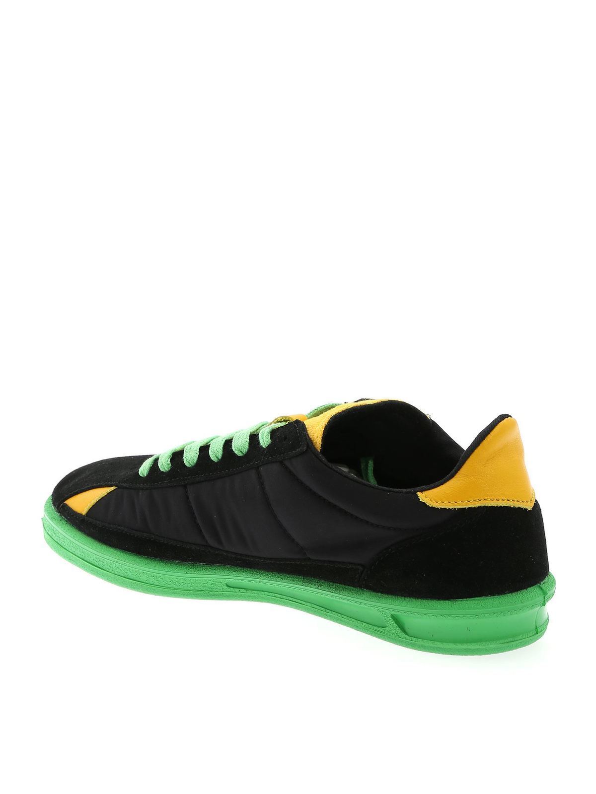 Black yellow and green sneakers S286011 (Comme Des Garçons SHIRT / スニーカー ) | Comme Des Garçons SHIRT (コムデギャルソン シャツ)(3)