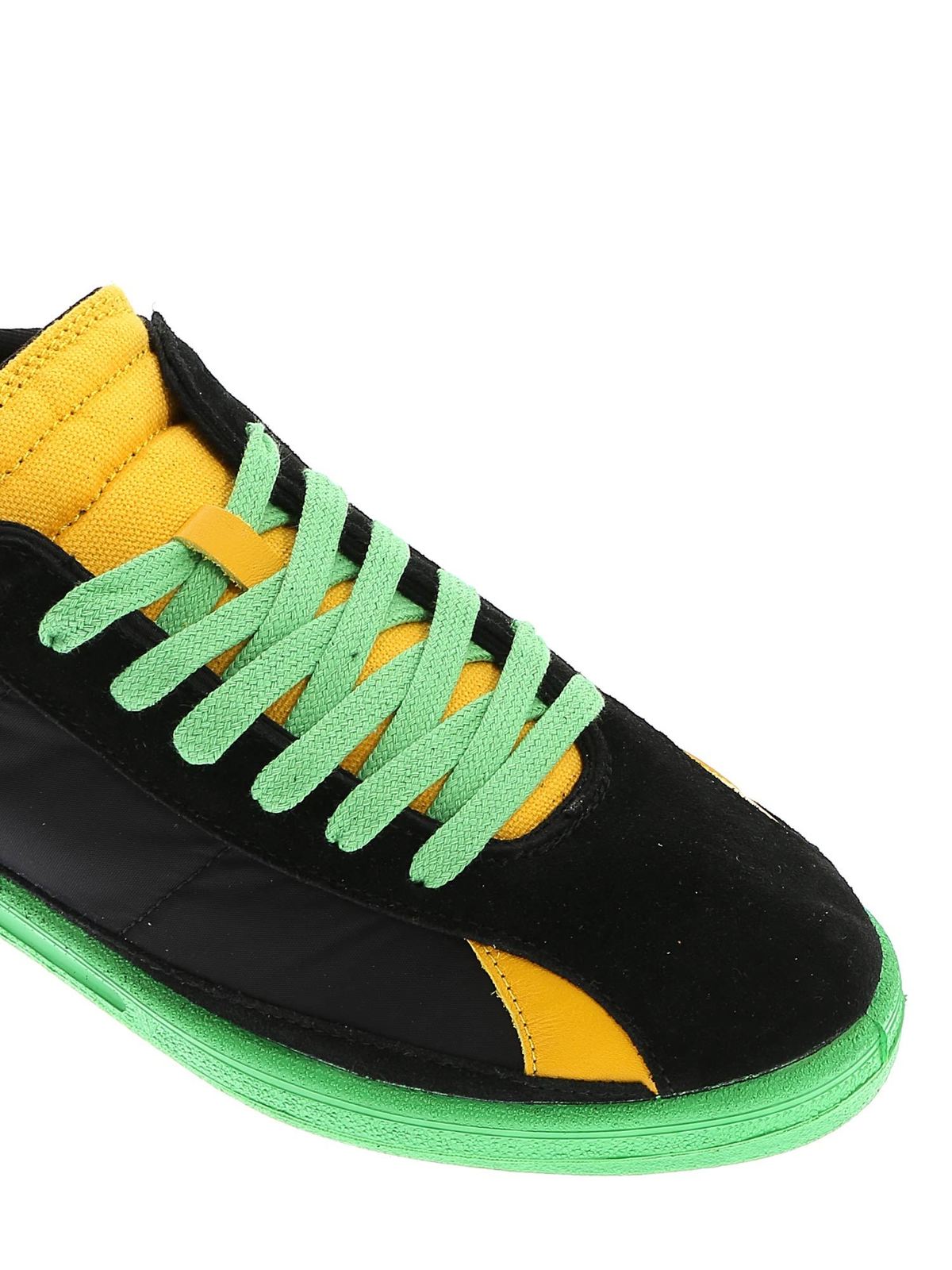Black yellow and green sneakers S286011 (Comme Des Garçons SHIRT / スニーカー ) | Comme Des Garçons SHIRT (コムデギャルソン シャツ)(4)