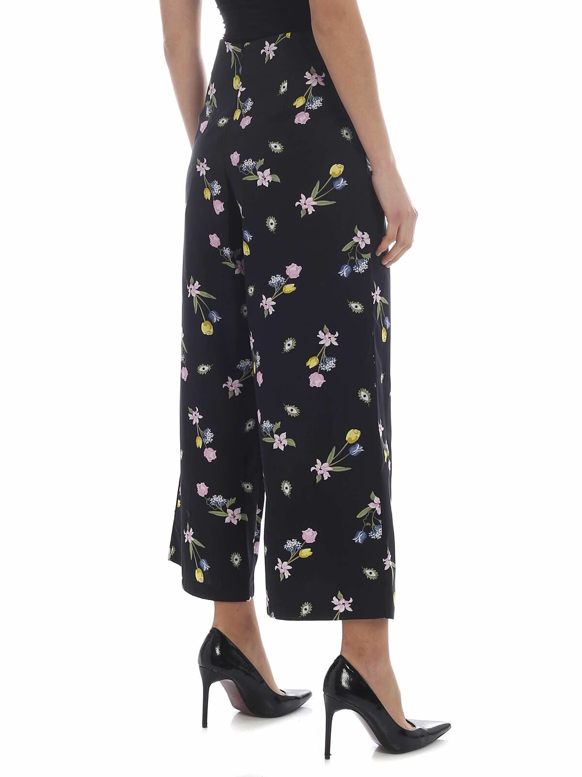 Omega wide trousers in blue with flowers 91VV41578 (VIVETTA / パンツ ) | VIVETTA (ヴィヴェッタ)(2)