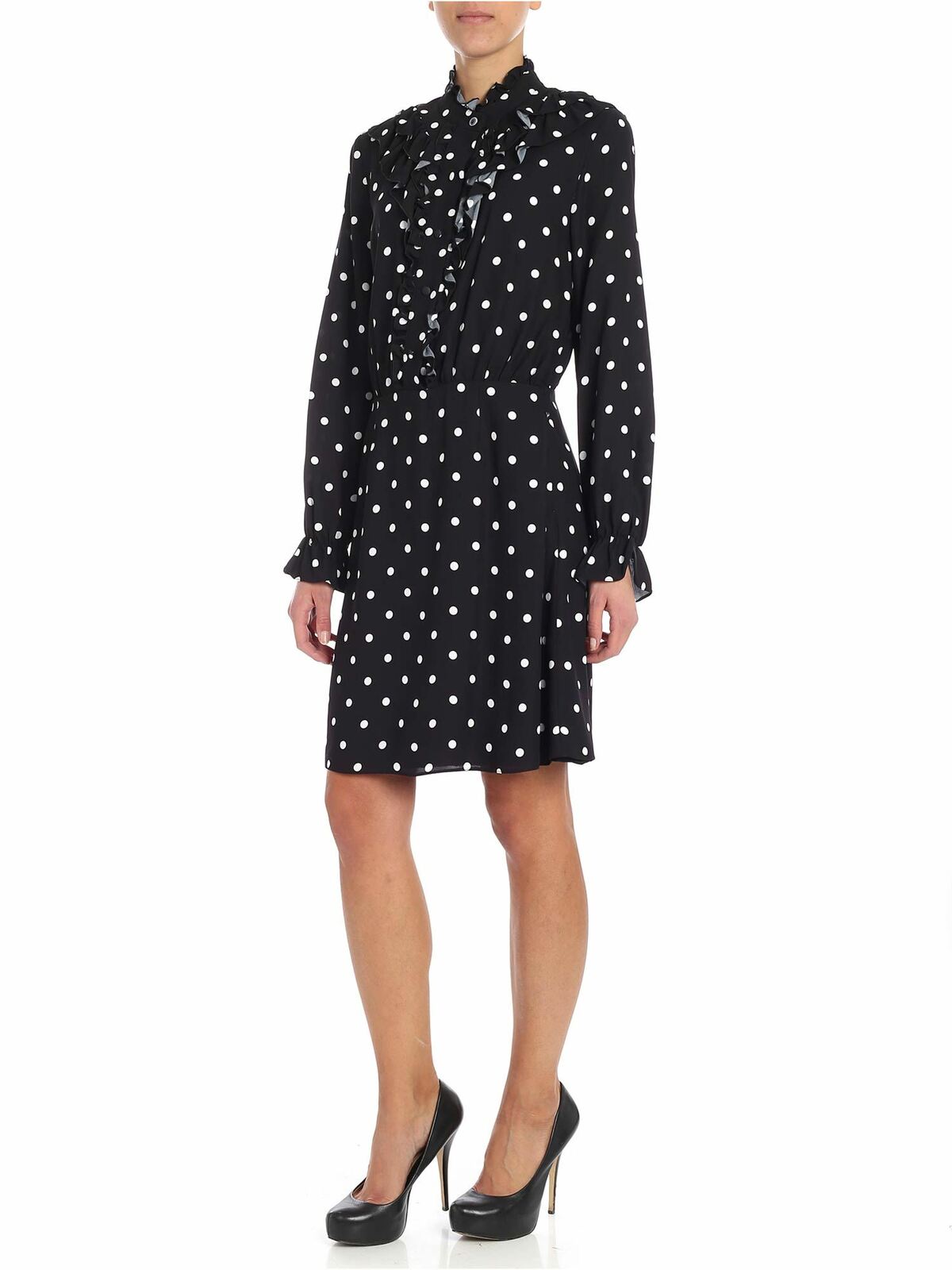 "Flandrin" black polka dot dress 84VP58632 (VIVETTA / ワンピース・ドレス・オールインワン ) | VIVETTA (ヴィヴェッタ)(1)
